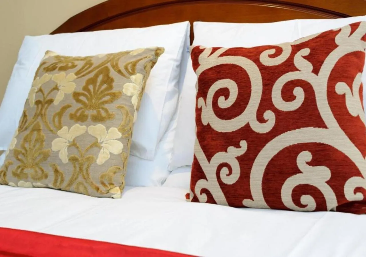 Decorative detail, Bed in Brown Trout Golf & Country Inn