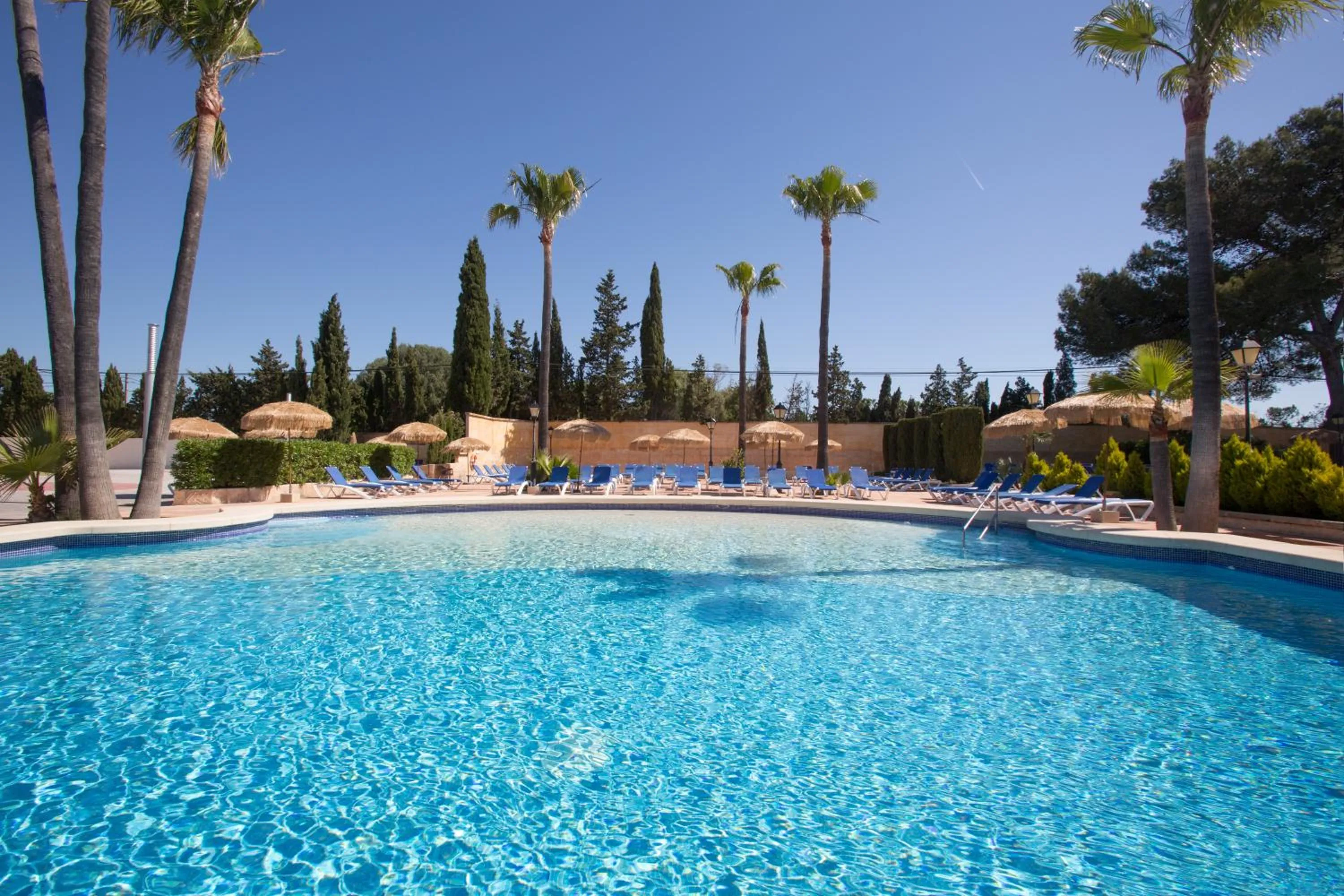 Swimming pool in Hotel Castell dels Hams