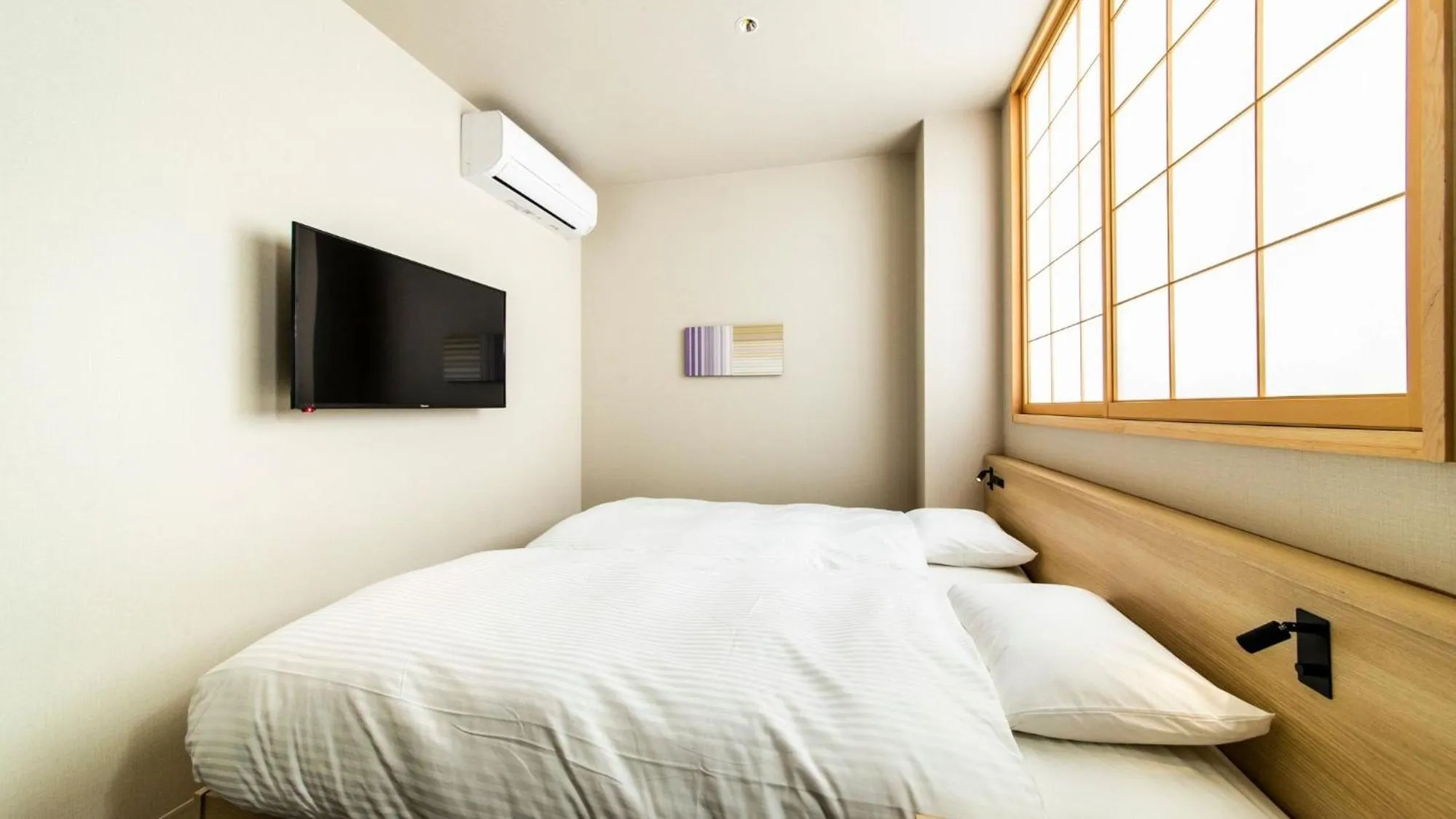 Photo of the whole room, Bed in ALPHABED INN Fukuoka Ohori Park