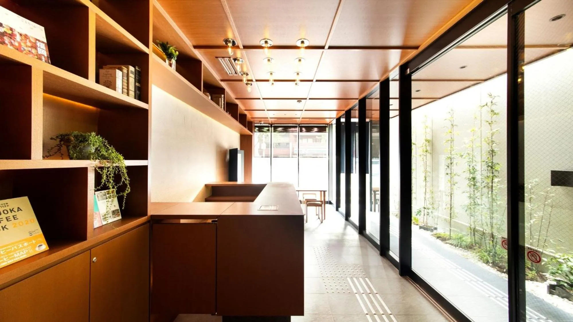 Lobby or reception in ALPHABED INN Fukuoka Ohori Park