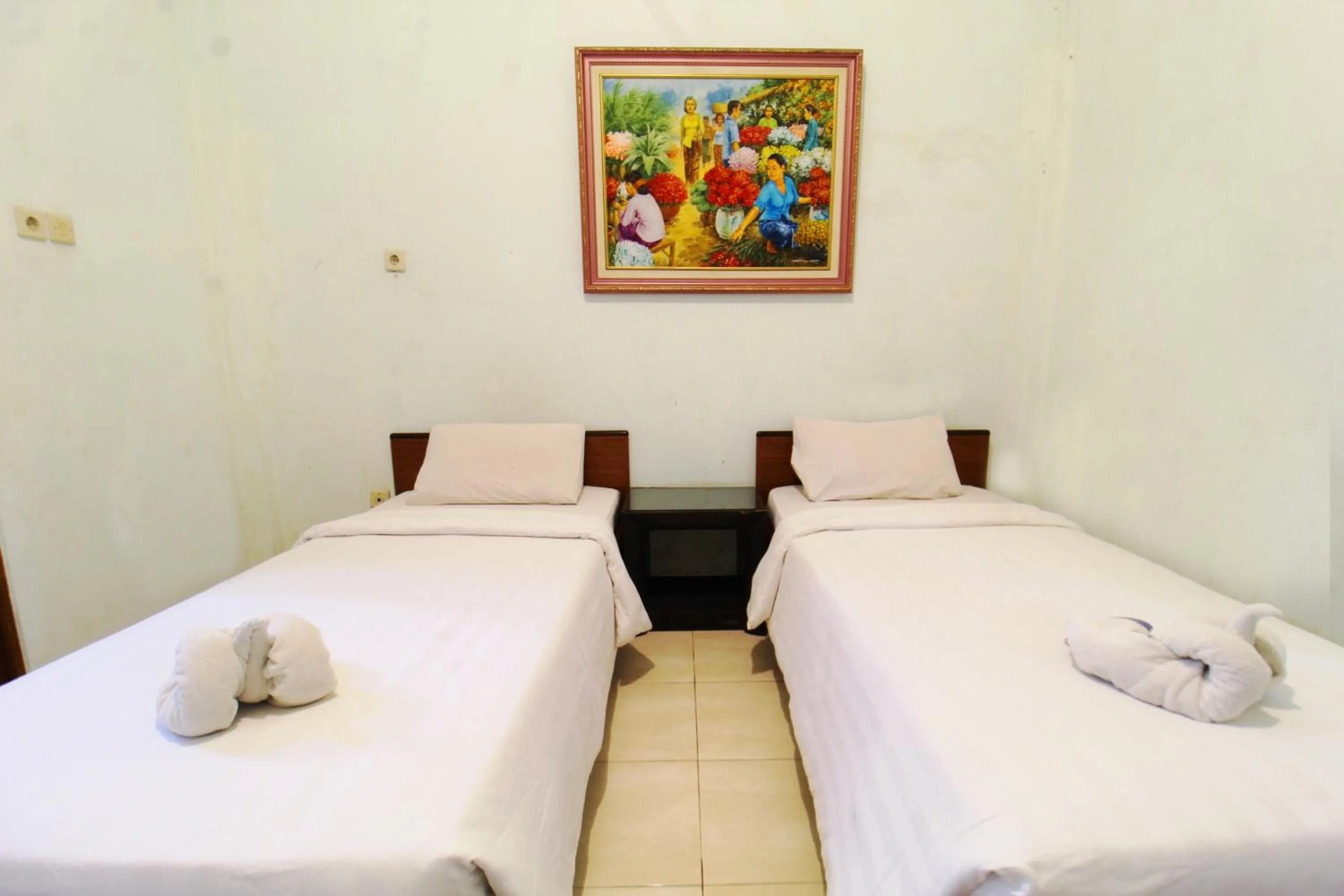 Bed in Sinergi Hotel Tretes