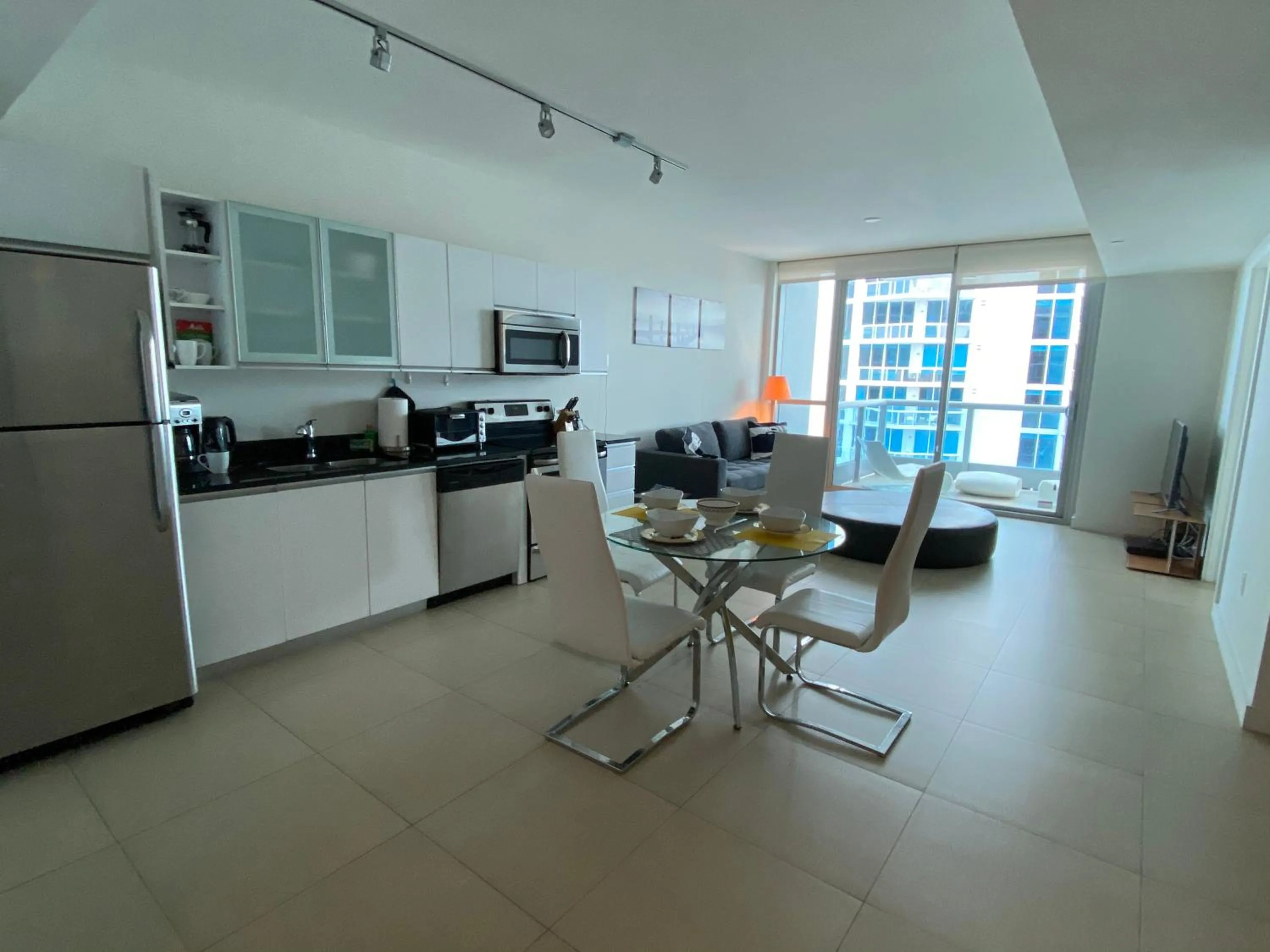 Dining area in Monte Carlo by Miami Ambassadors