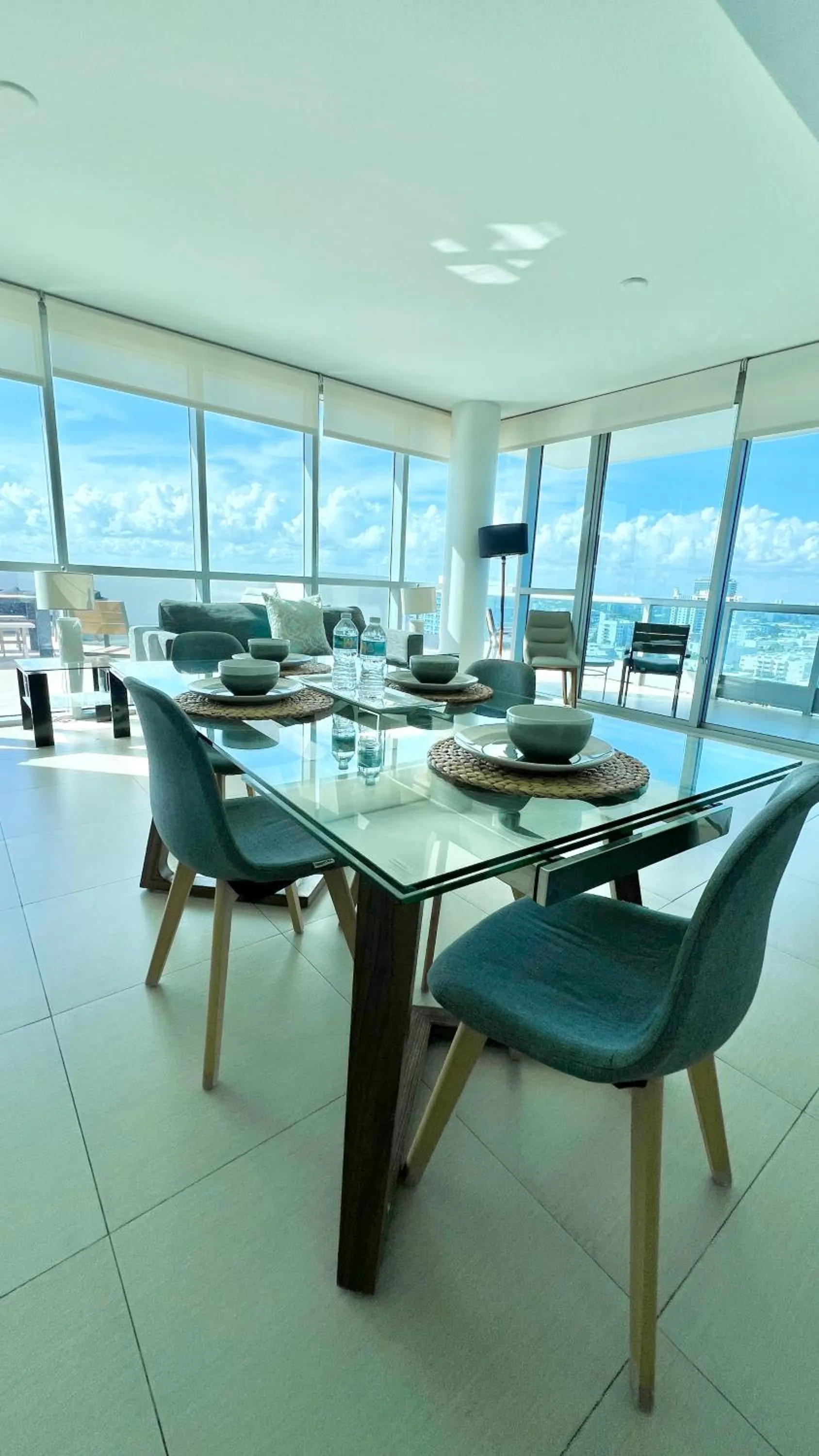 Dining area in Monte Carlo by Miami Ambassadors