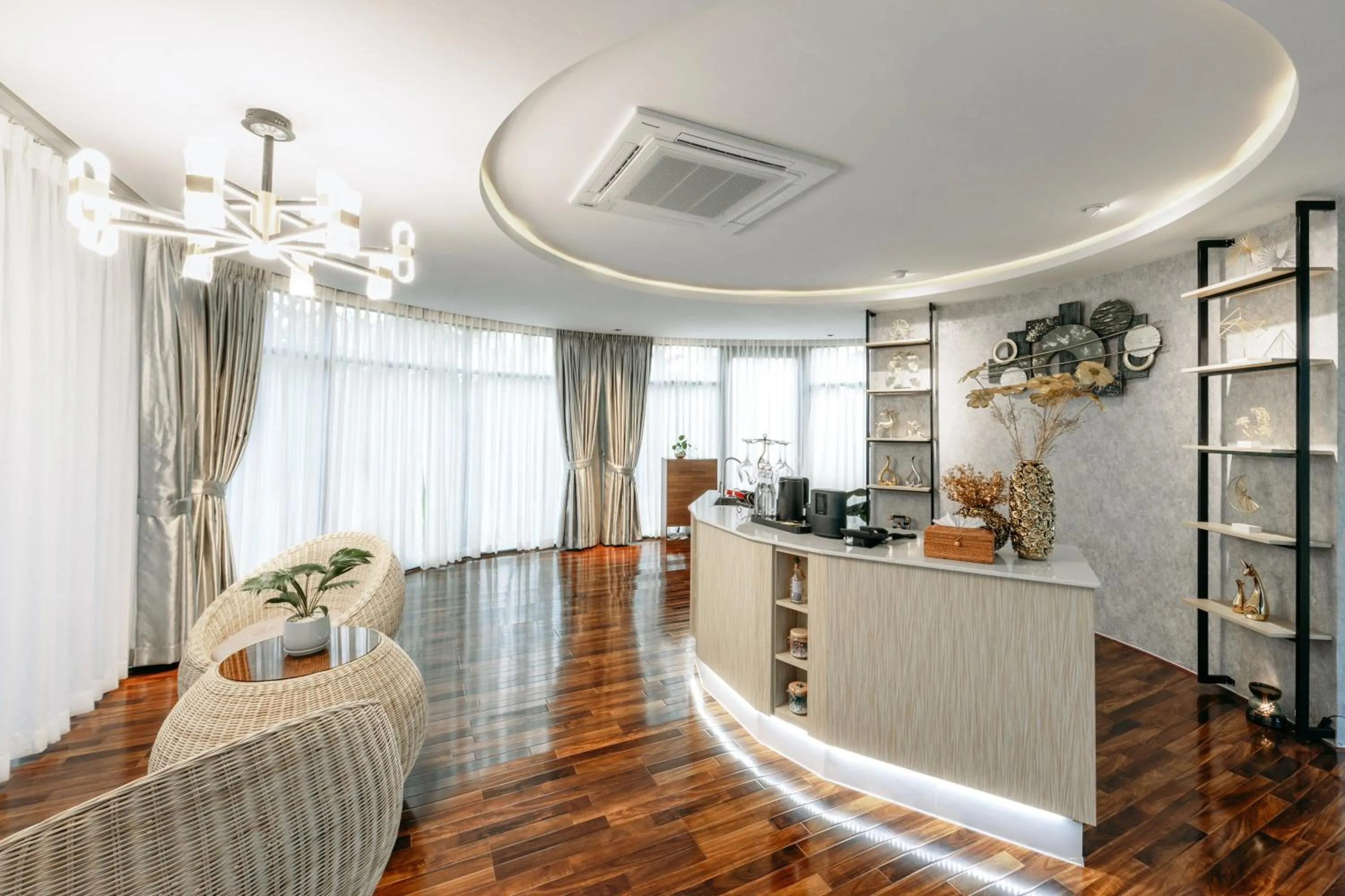 Living room in Bird Nest Villas by Mafiya