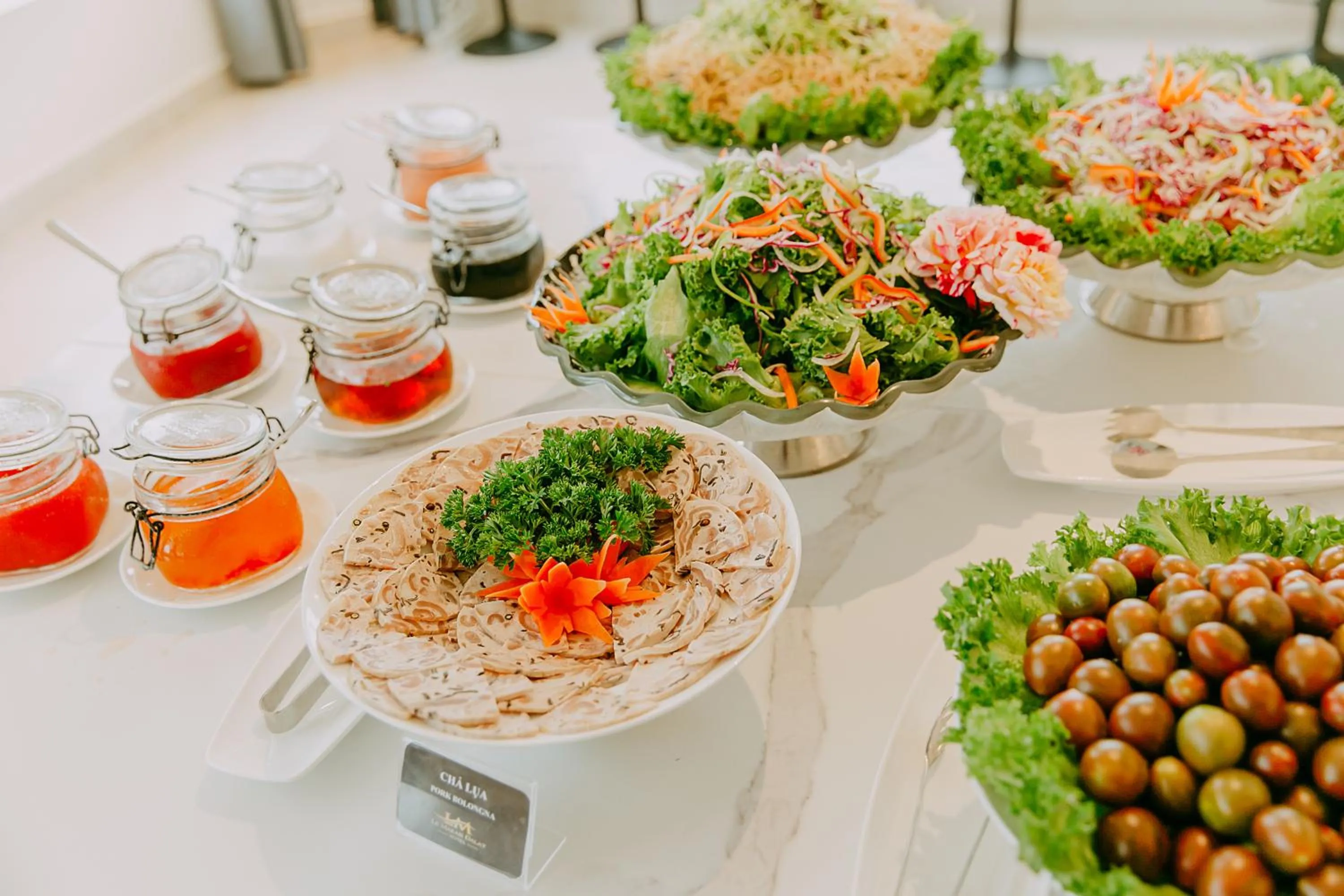 Buffet breakfast in Le Marais Hotel Dalat