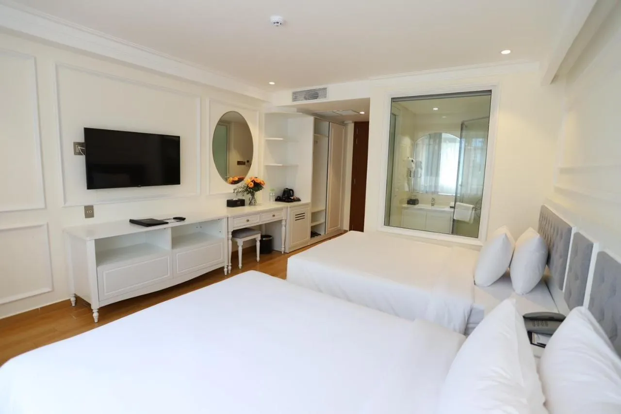 Photo of the whole room, Bed in Le Marais Hotel Dalat