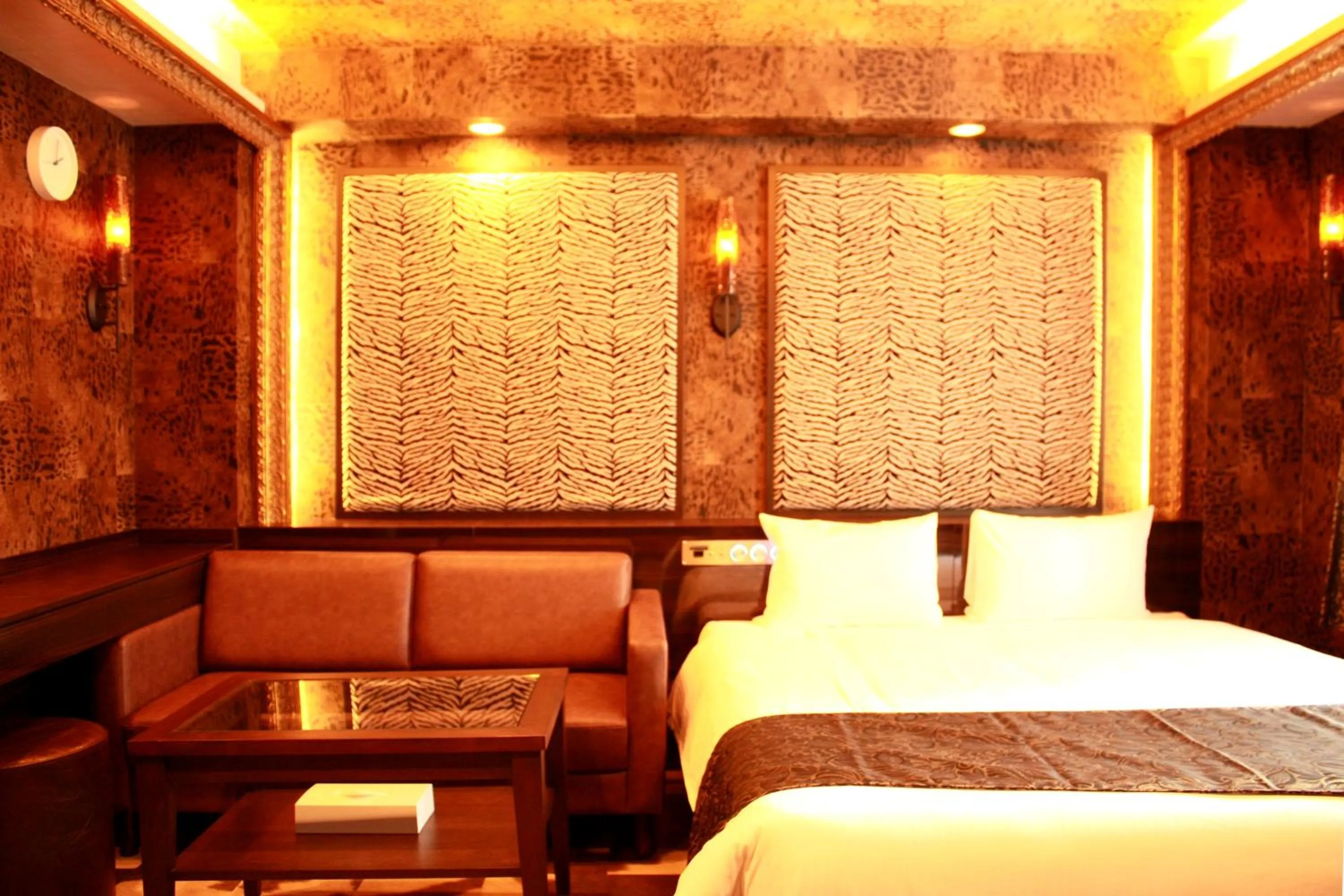 Bed in Hotel LiVEMAX Umeda Central