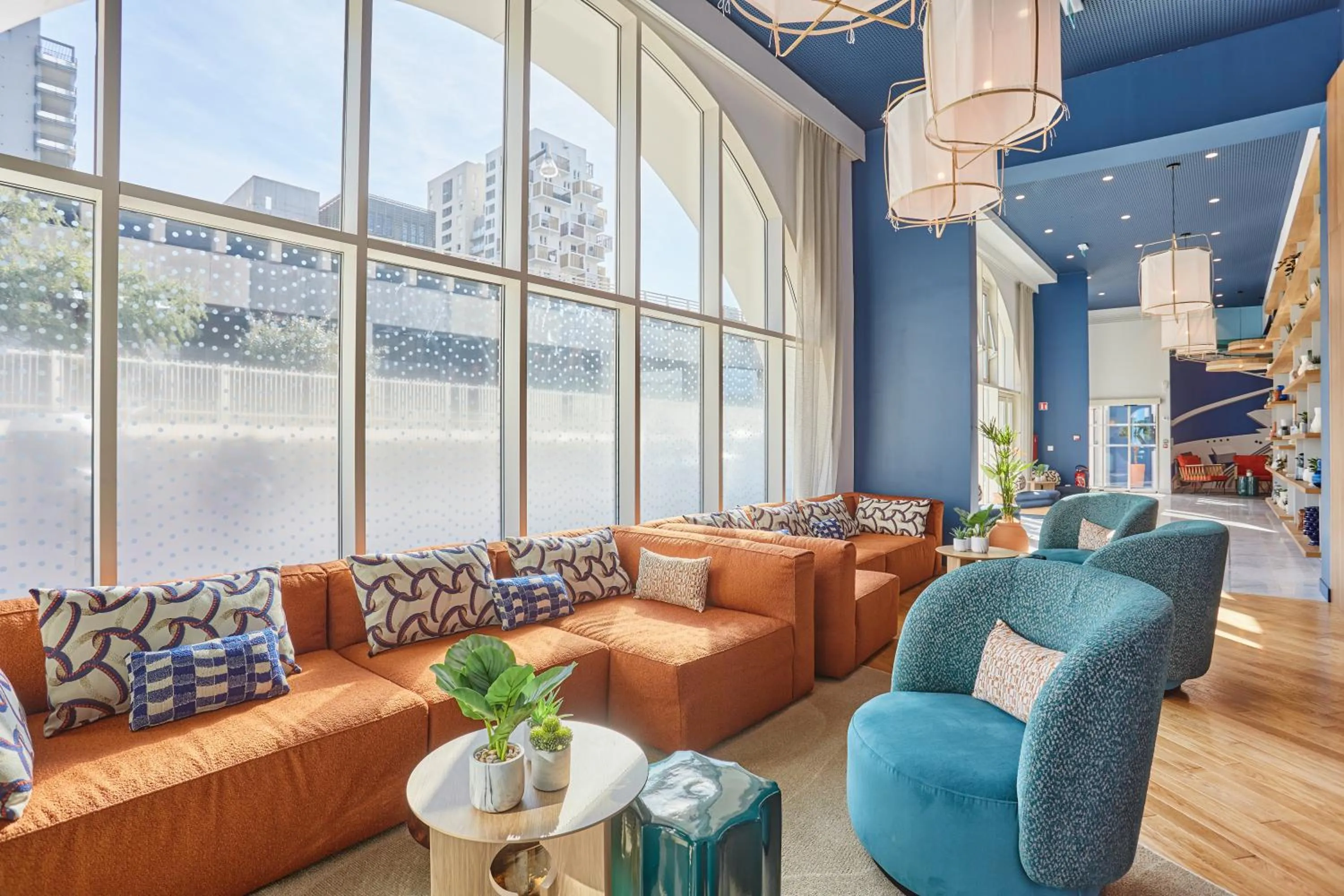 Seating area in Appart Hotel Odalys City Marseille Centre Euromed