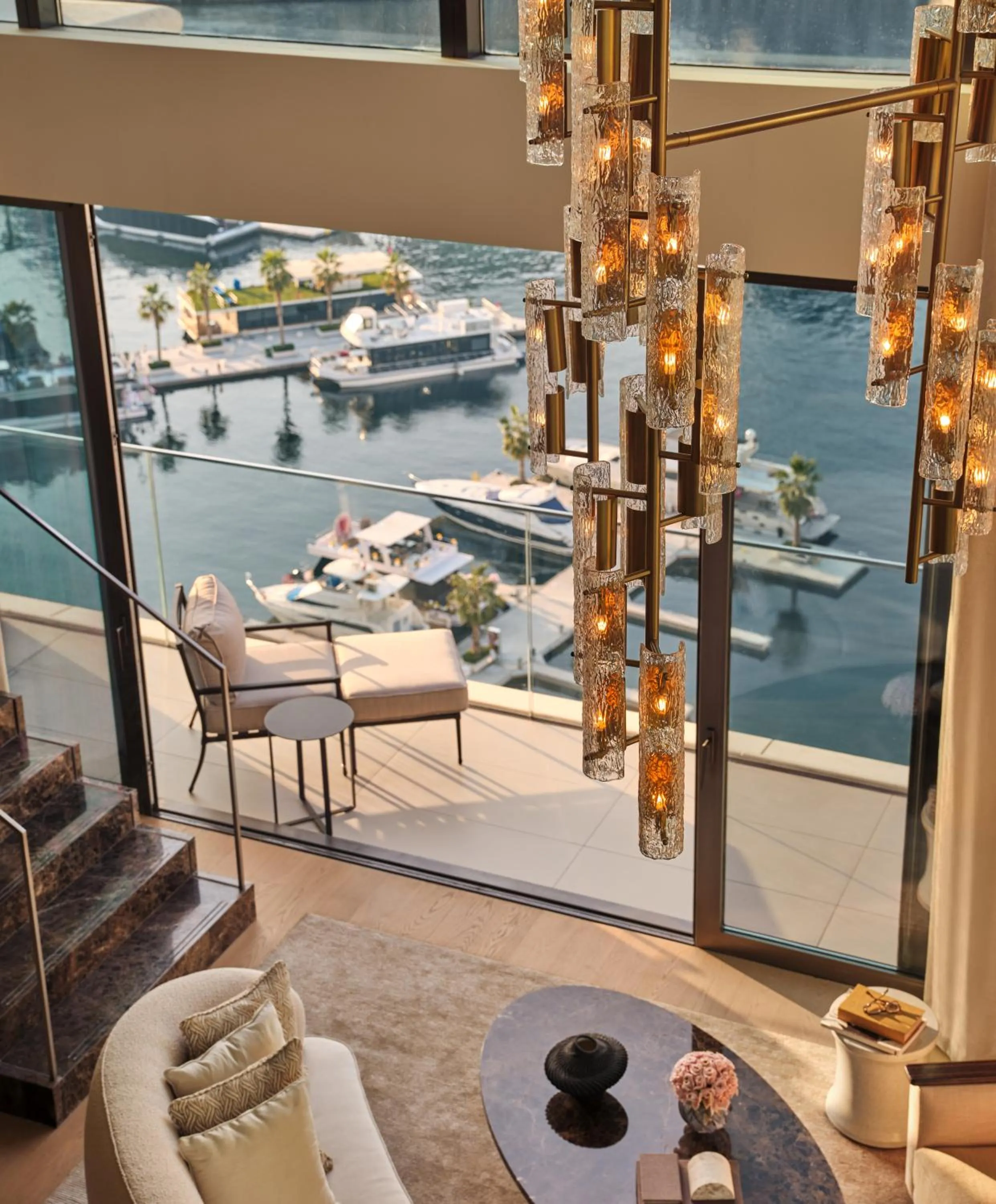 Living room in The Lana - Dorchester Collection