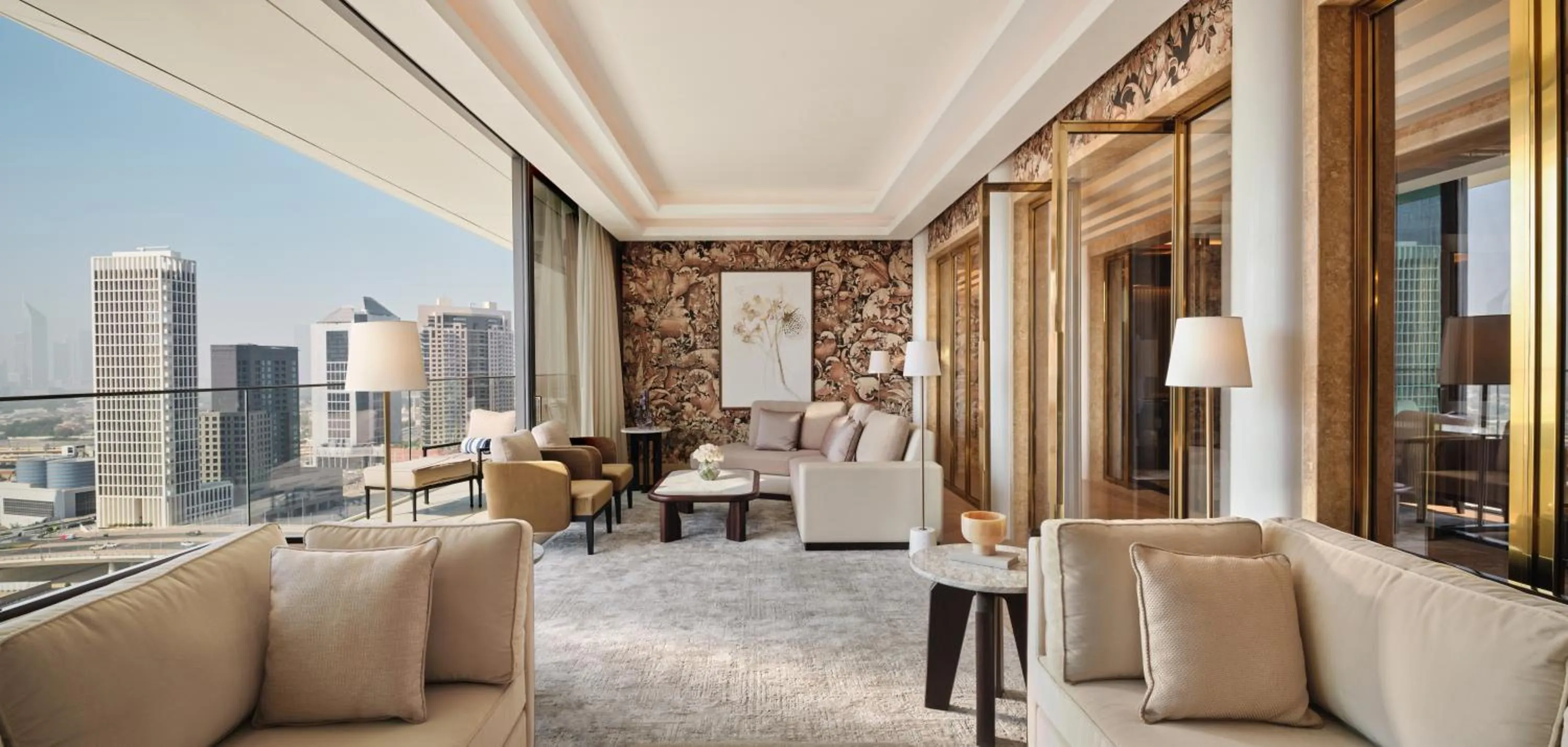 Living room in The Lana - Dorchester Collection