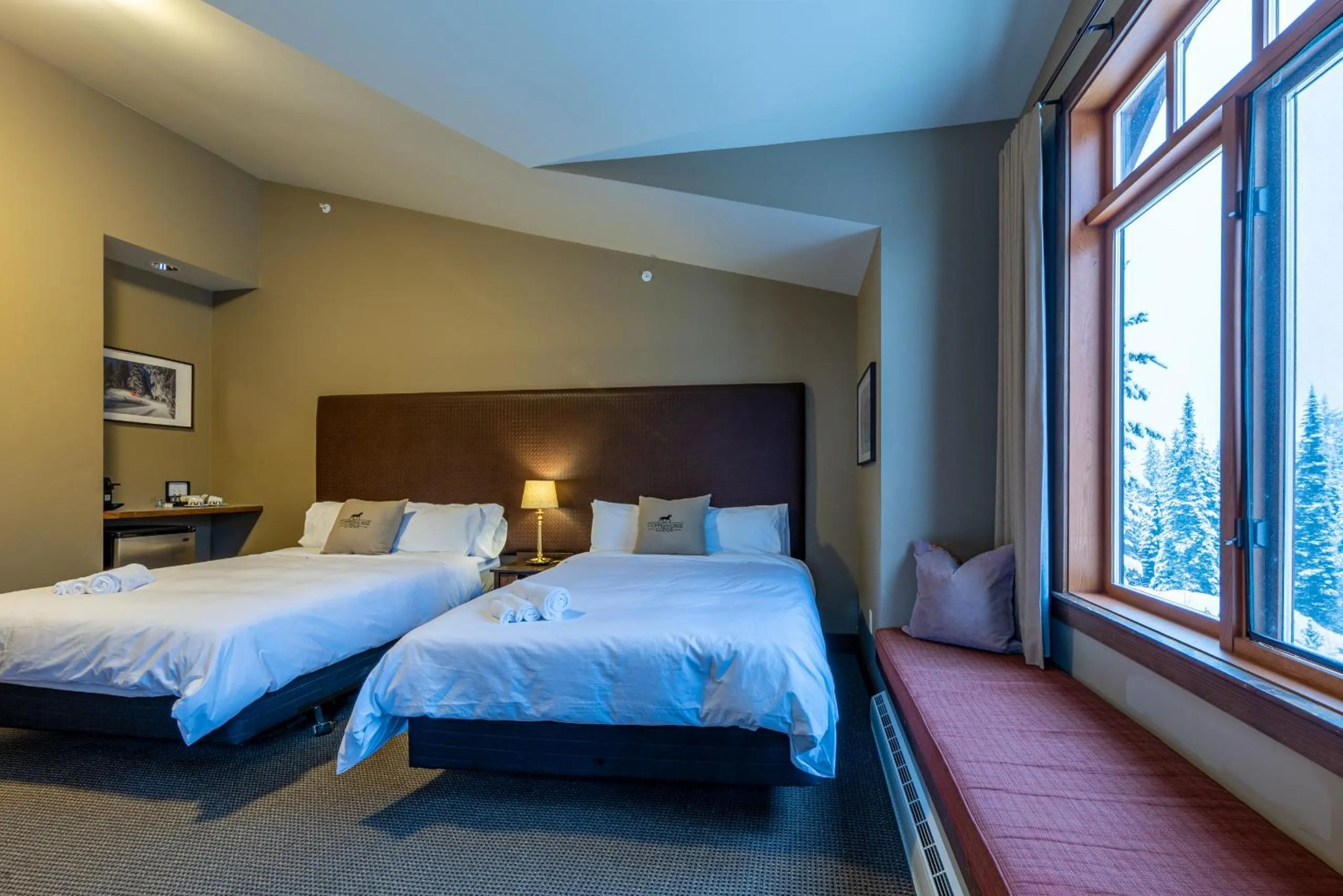 Bed in Copper Horse Lodge