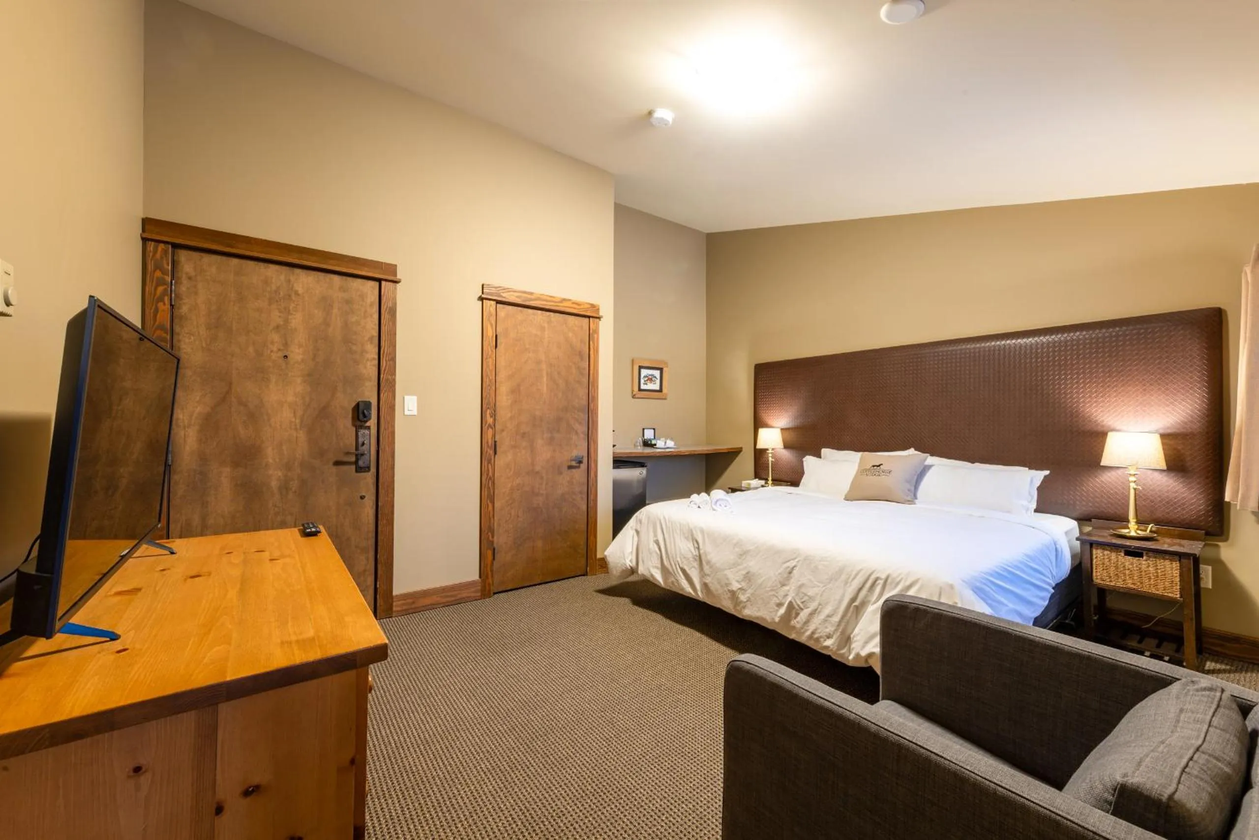 Bed in Copper Horse Lodge
