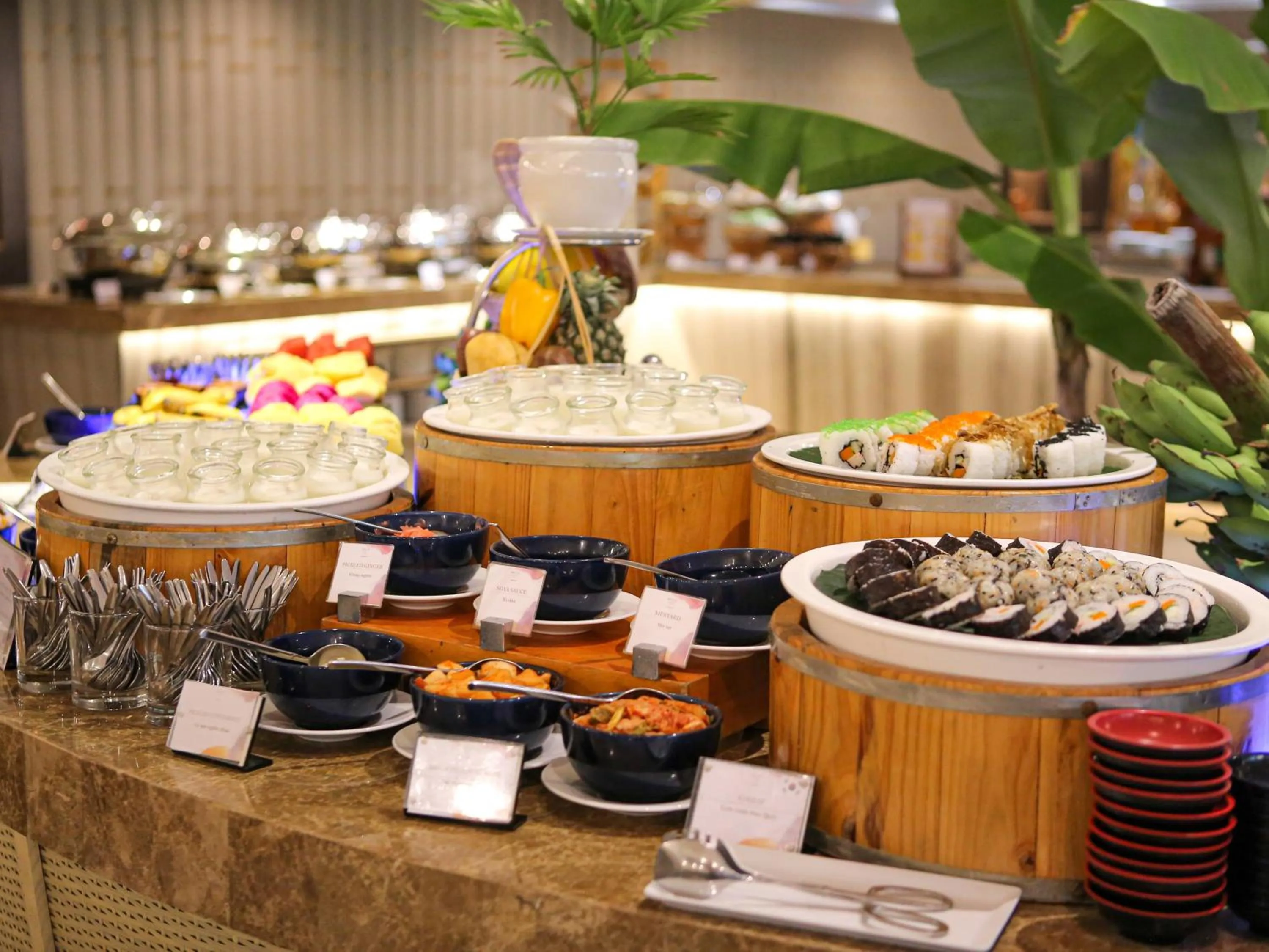 Buffet breakfast in Melia Danang Beach Resort