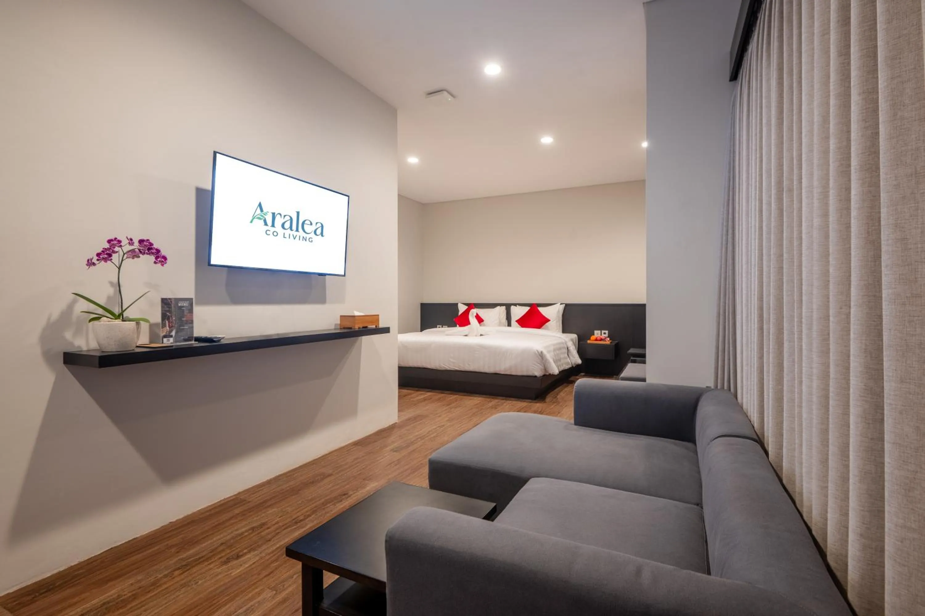 Bed in Aralea Coliving