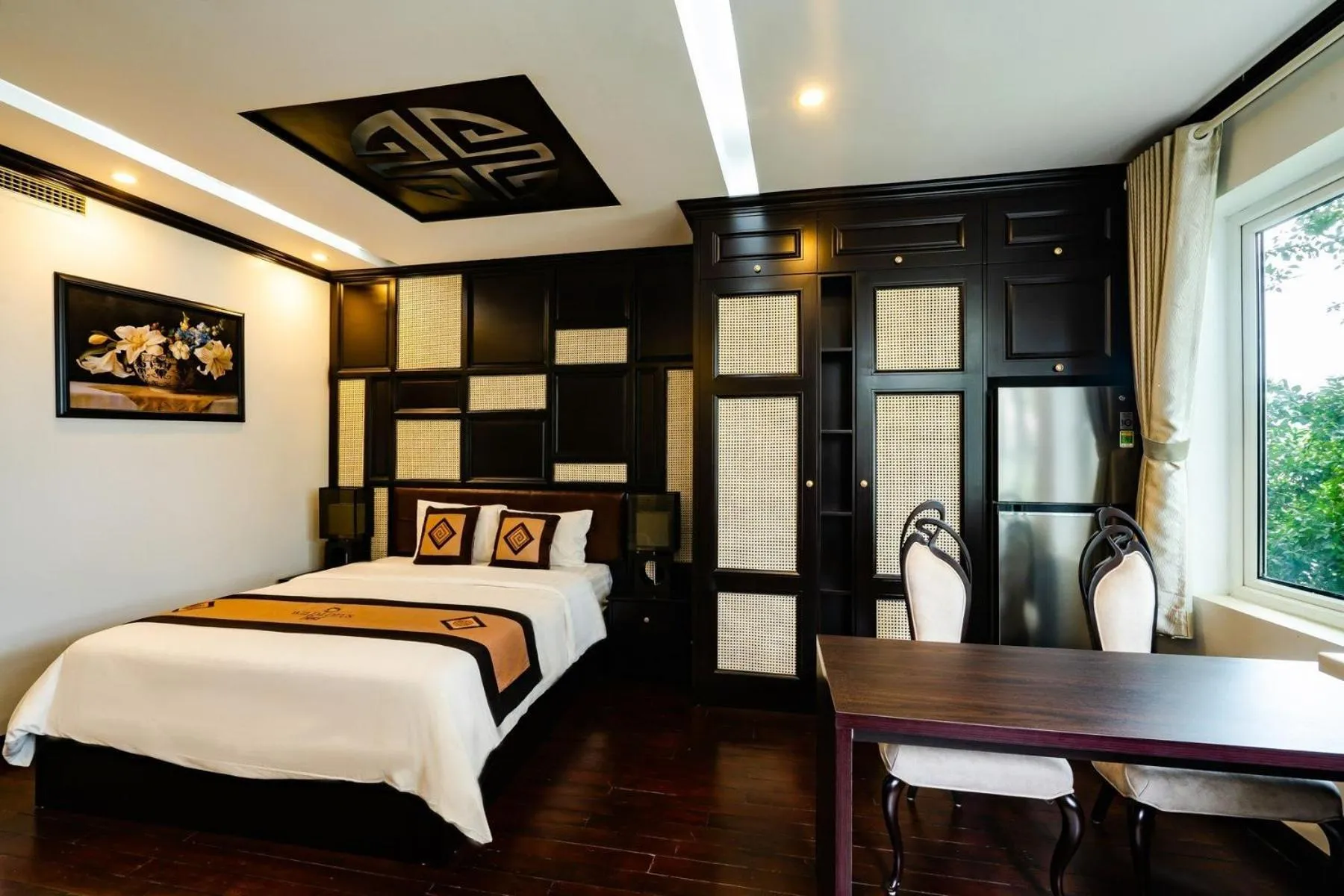 Bed in Wild Lotus Hotel Apartment 2