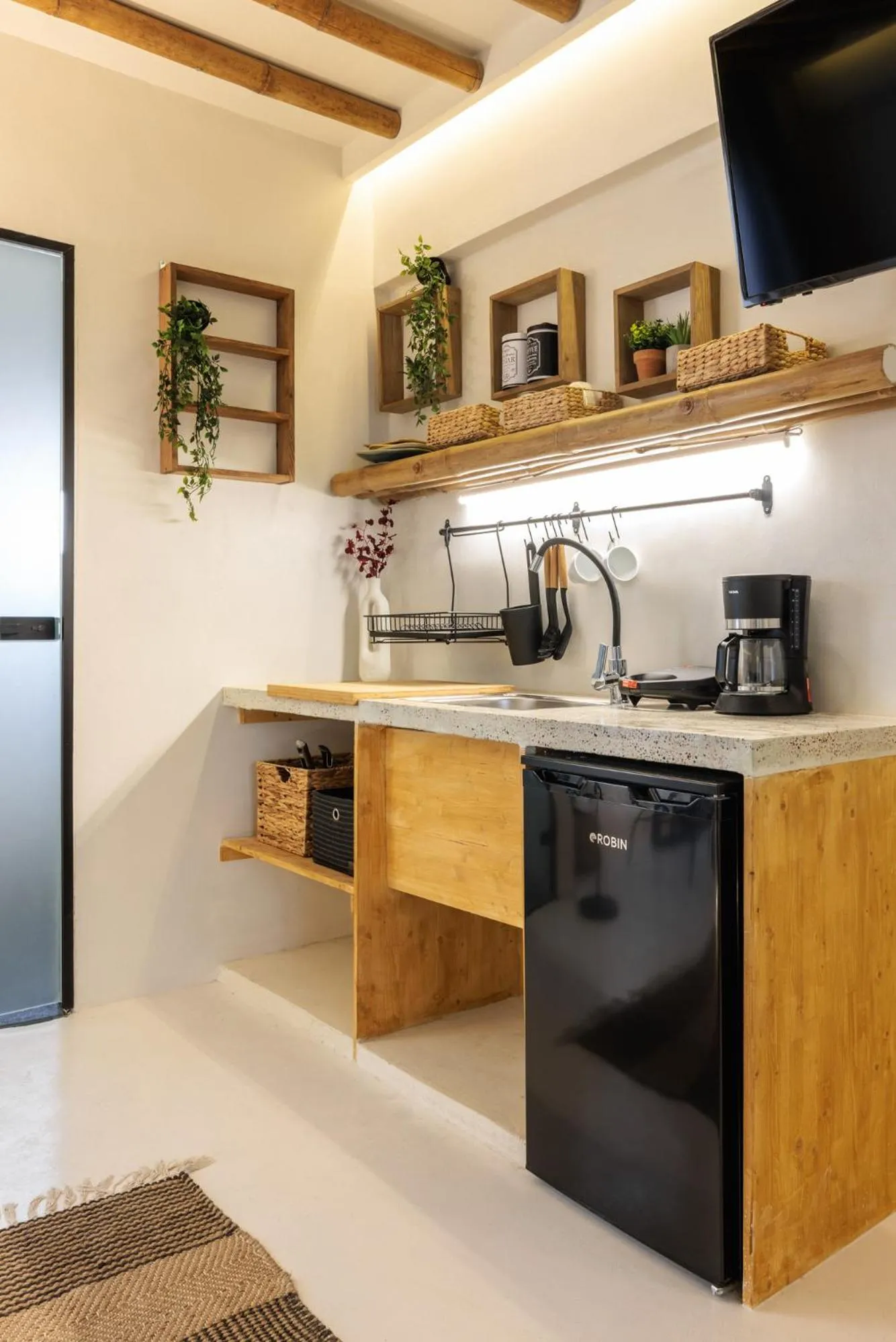 Kitchen or kitchenette in Marabou Unique Stay