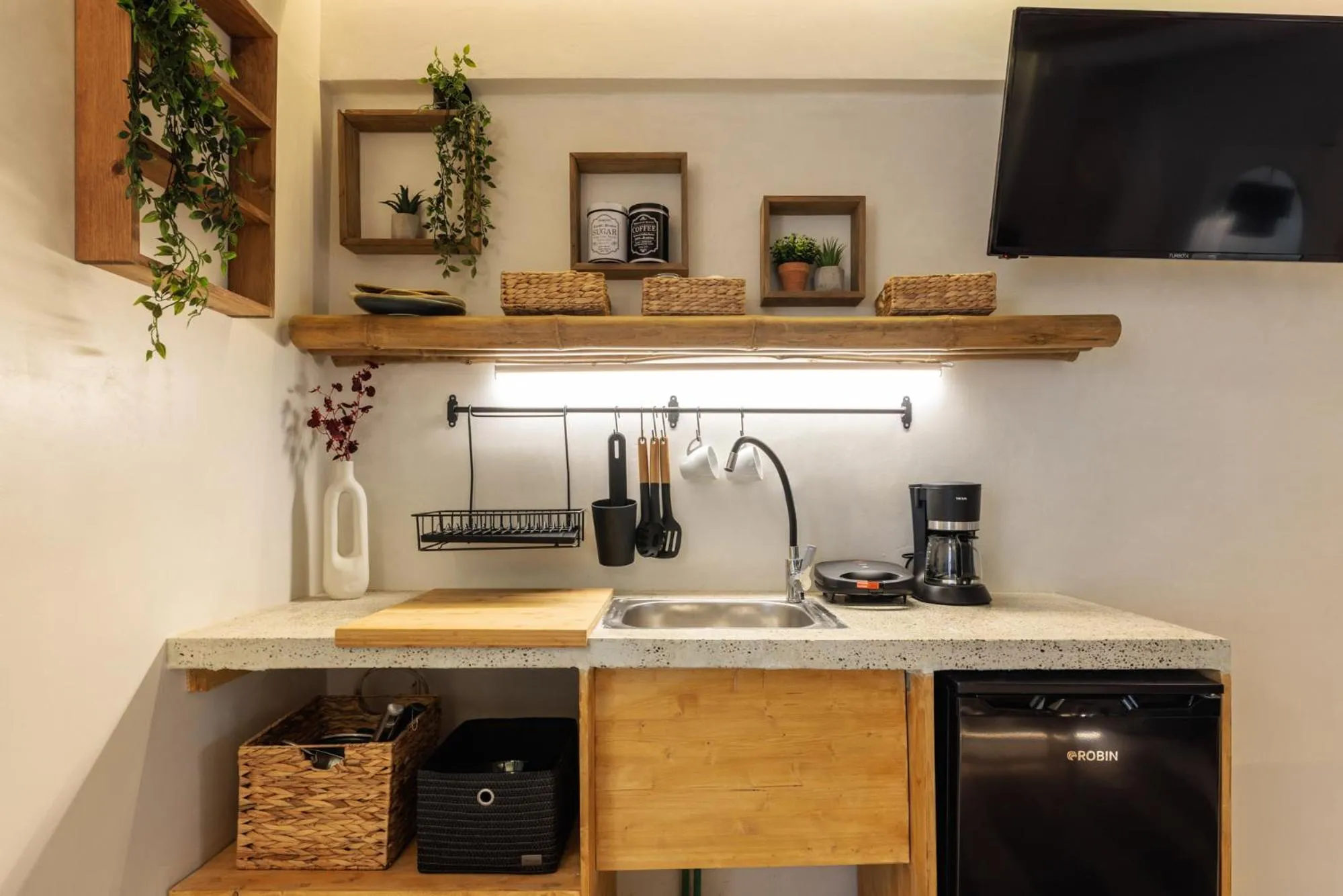 Kitchen or kitchenette in Marabou Unique Stay