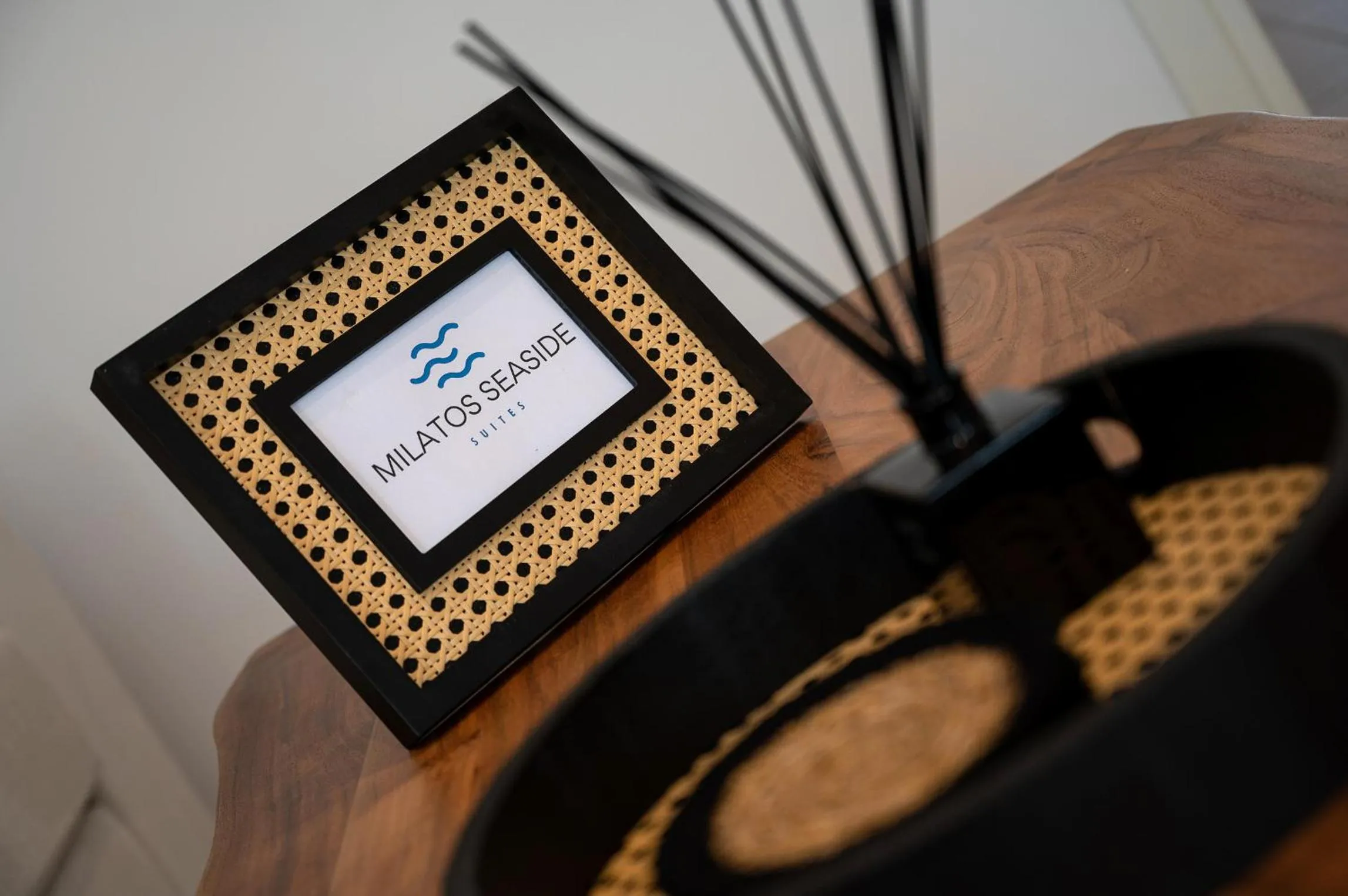 Decorative detail in Milatos Seaside Suites