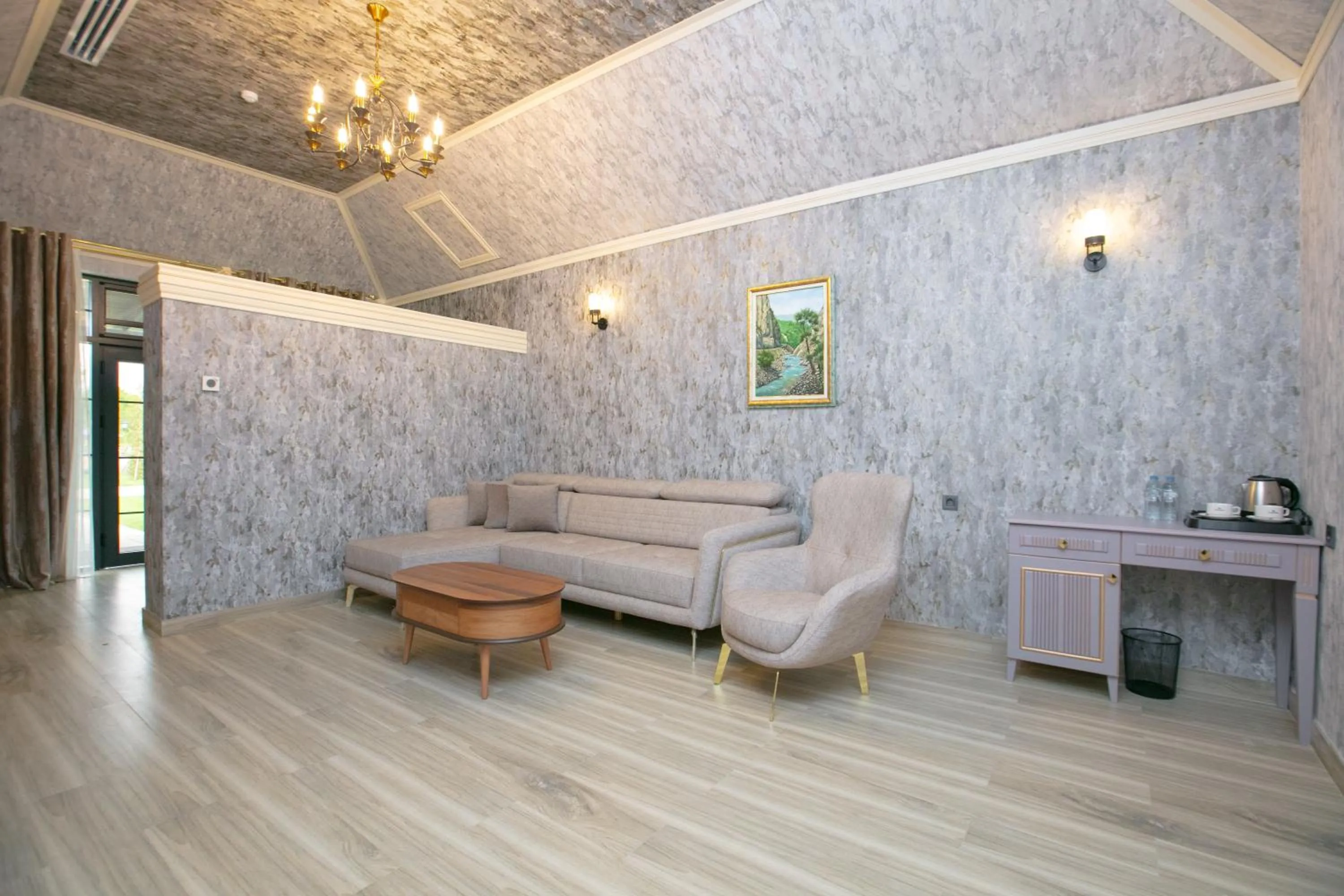 Living room in Nohur Hotel Gabala