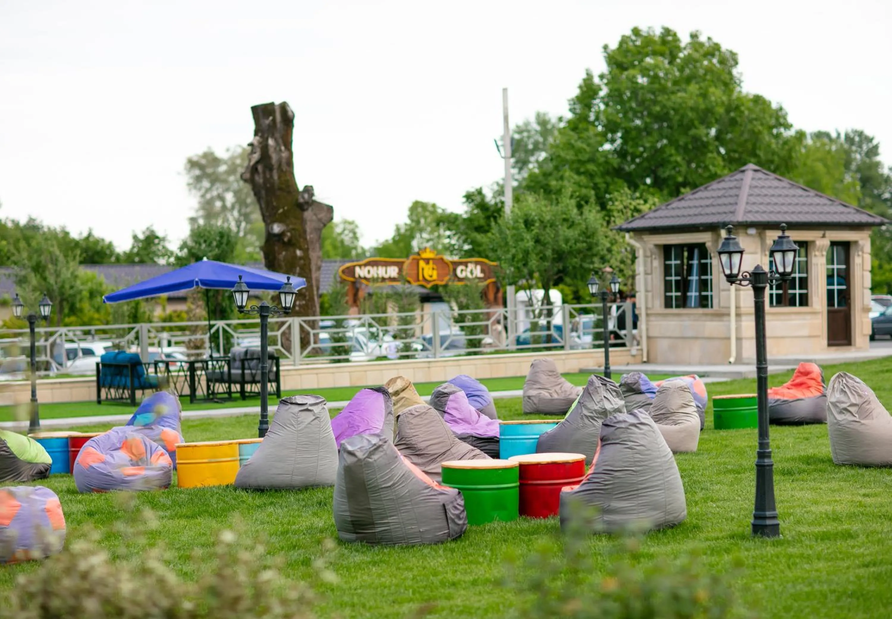 Garden in Nohur Hotel Gabala