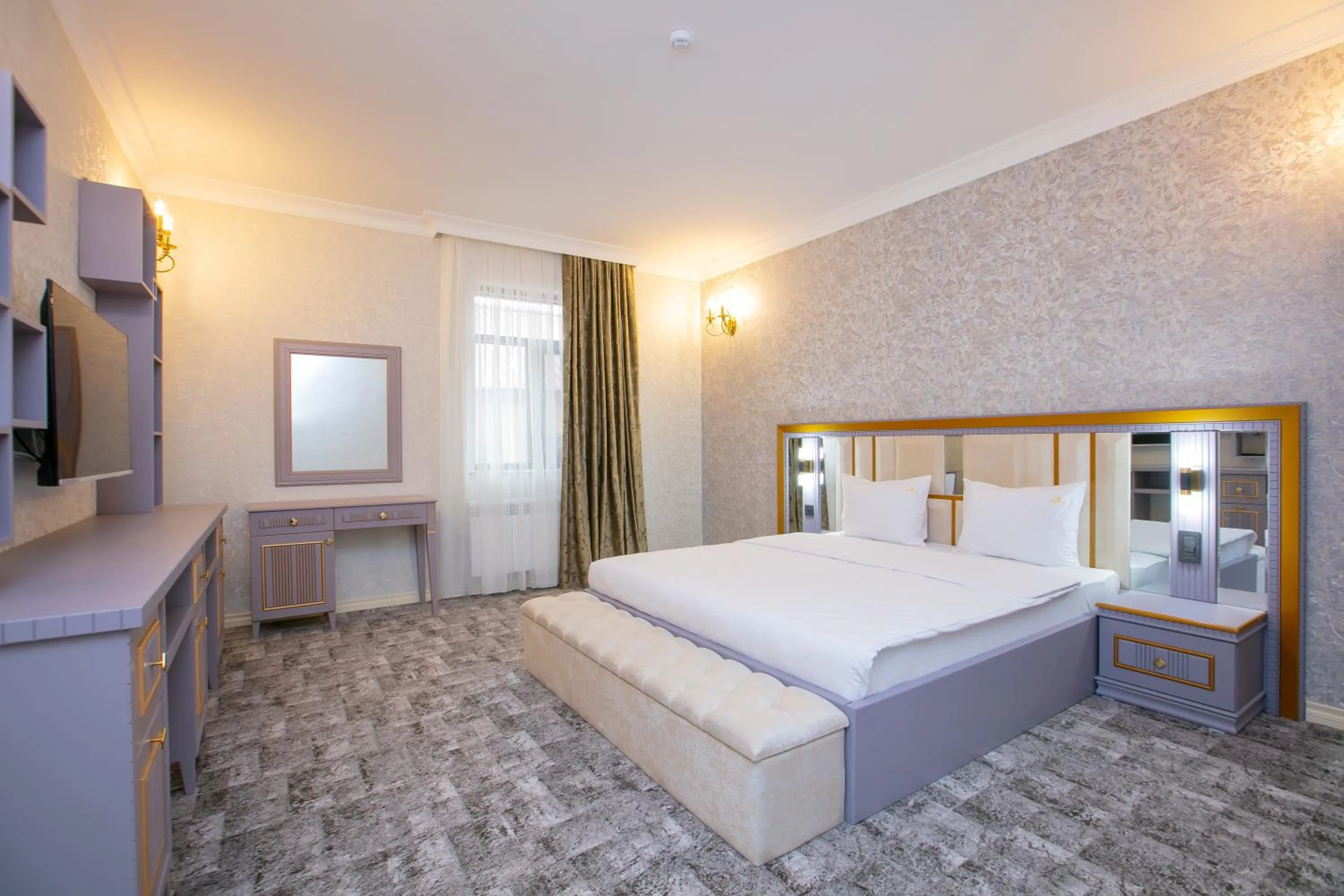 Bed in Nohur Hotel Gabala