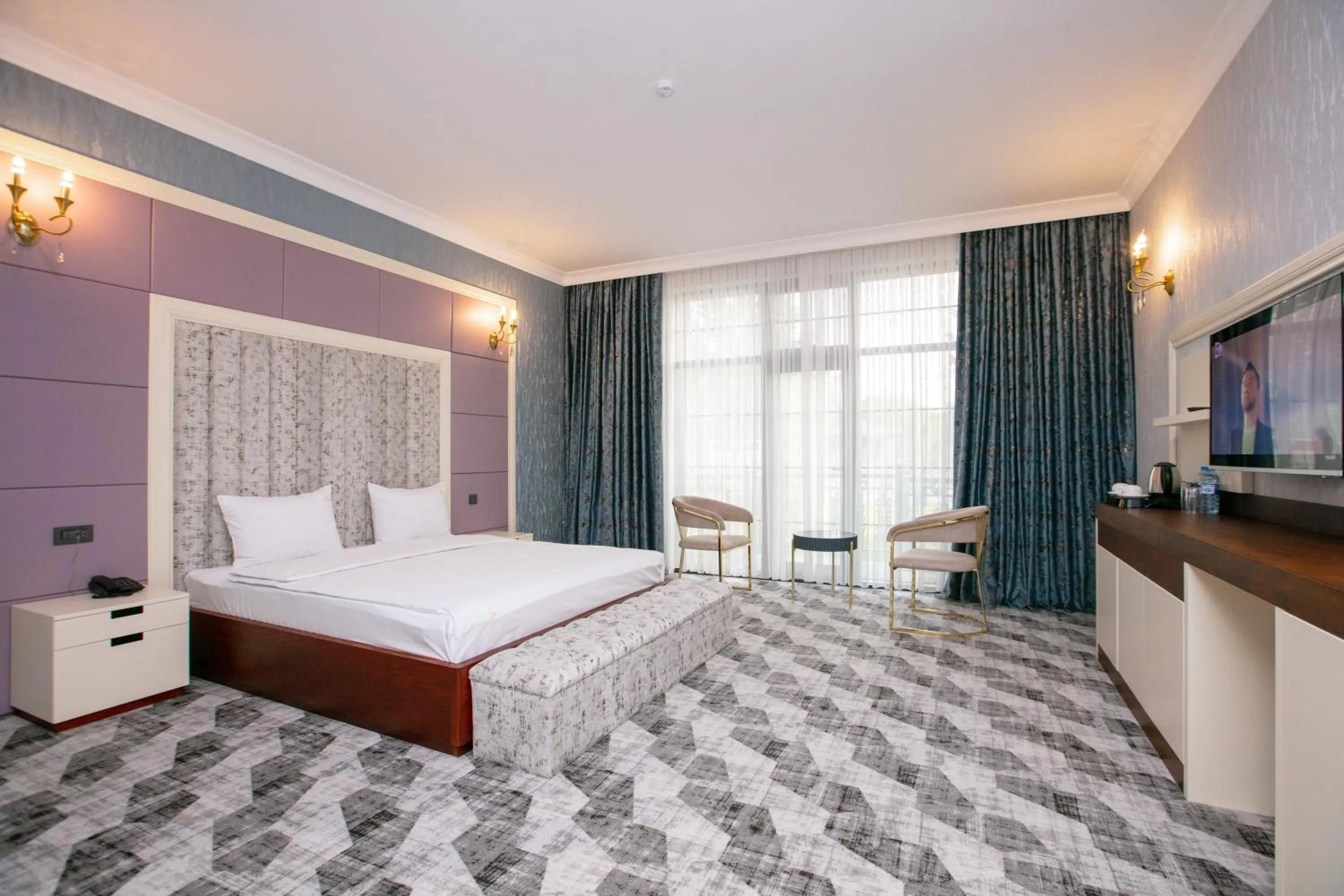 Bedroom, Bed in Nohur Hotel Gabala