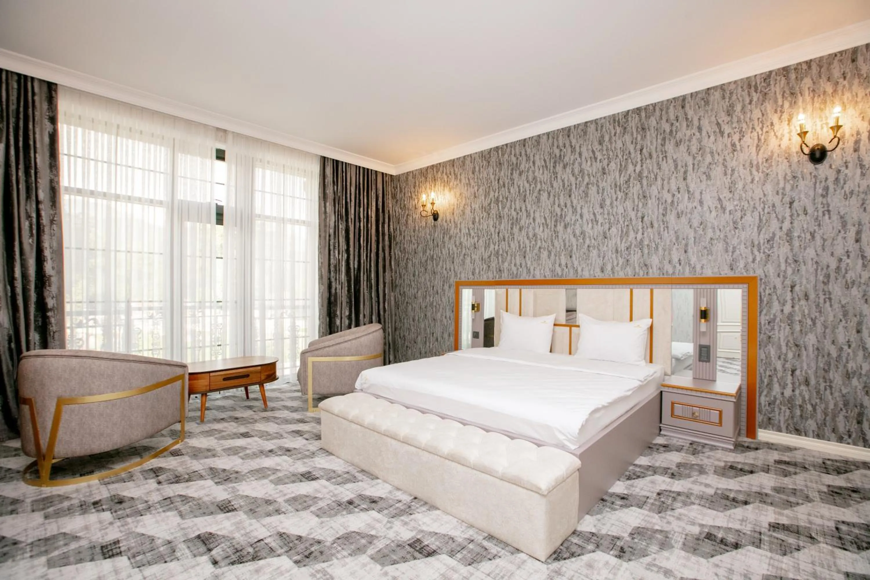 Bedroom, Bed in Nohur Hotel Gabala