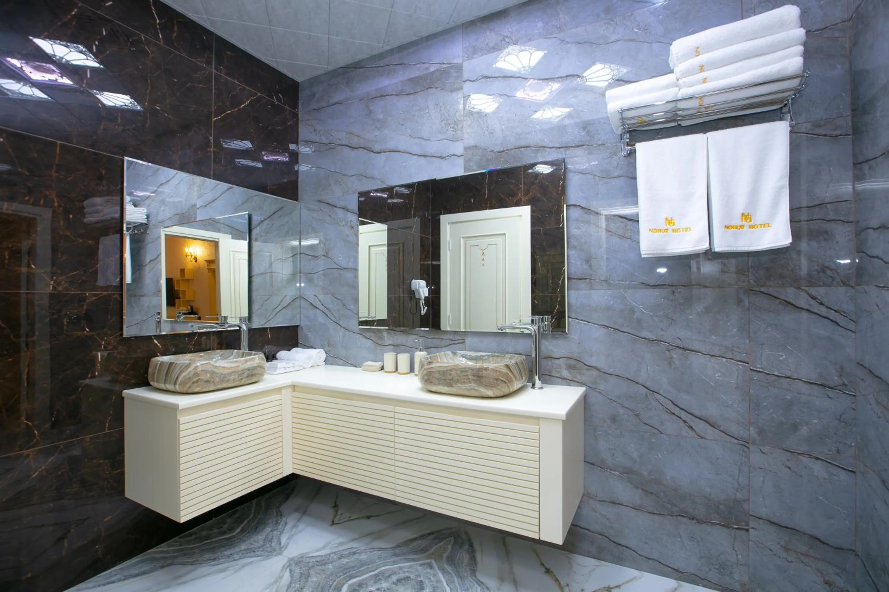 Bathroom in Nohur Hotel Gabala