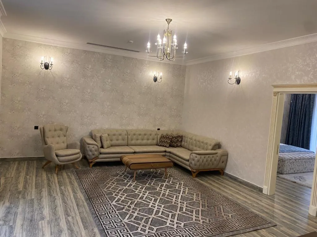 Seating area in Nohur Hotel Gabala