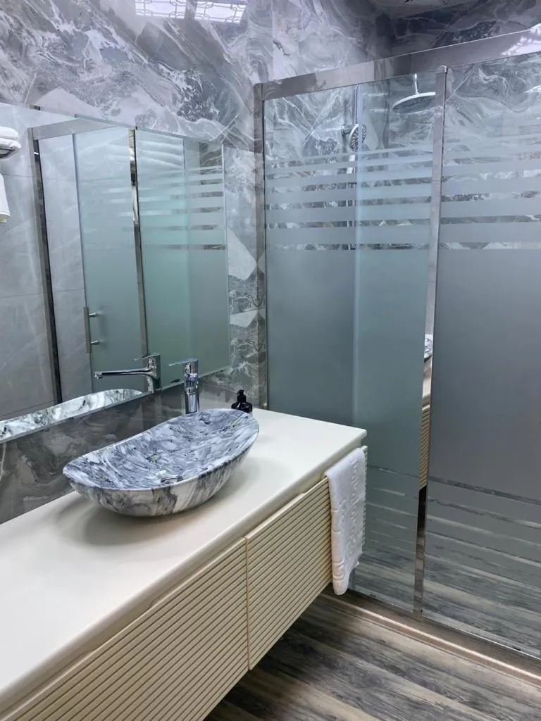 Bathroom in Nohur Hotel Gabala