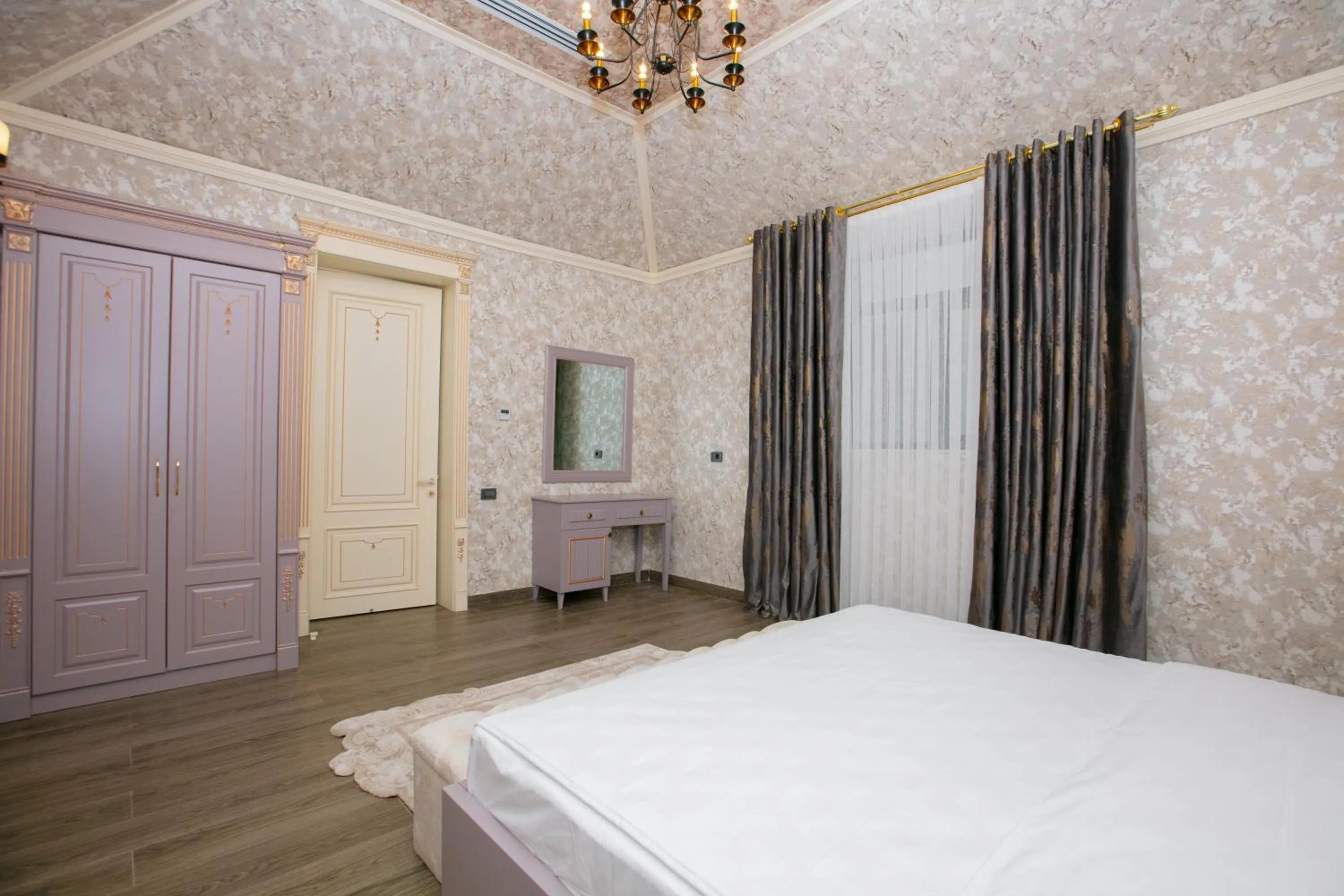 Bed in Nohur Hotel Gabala