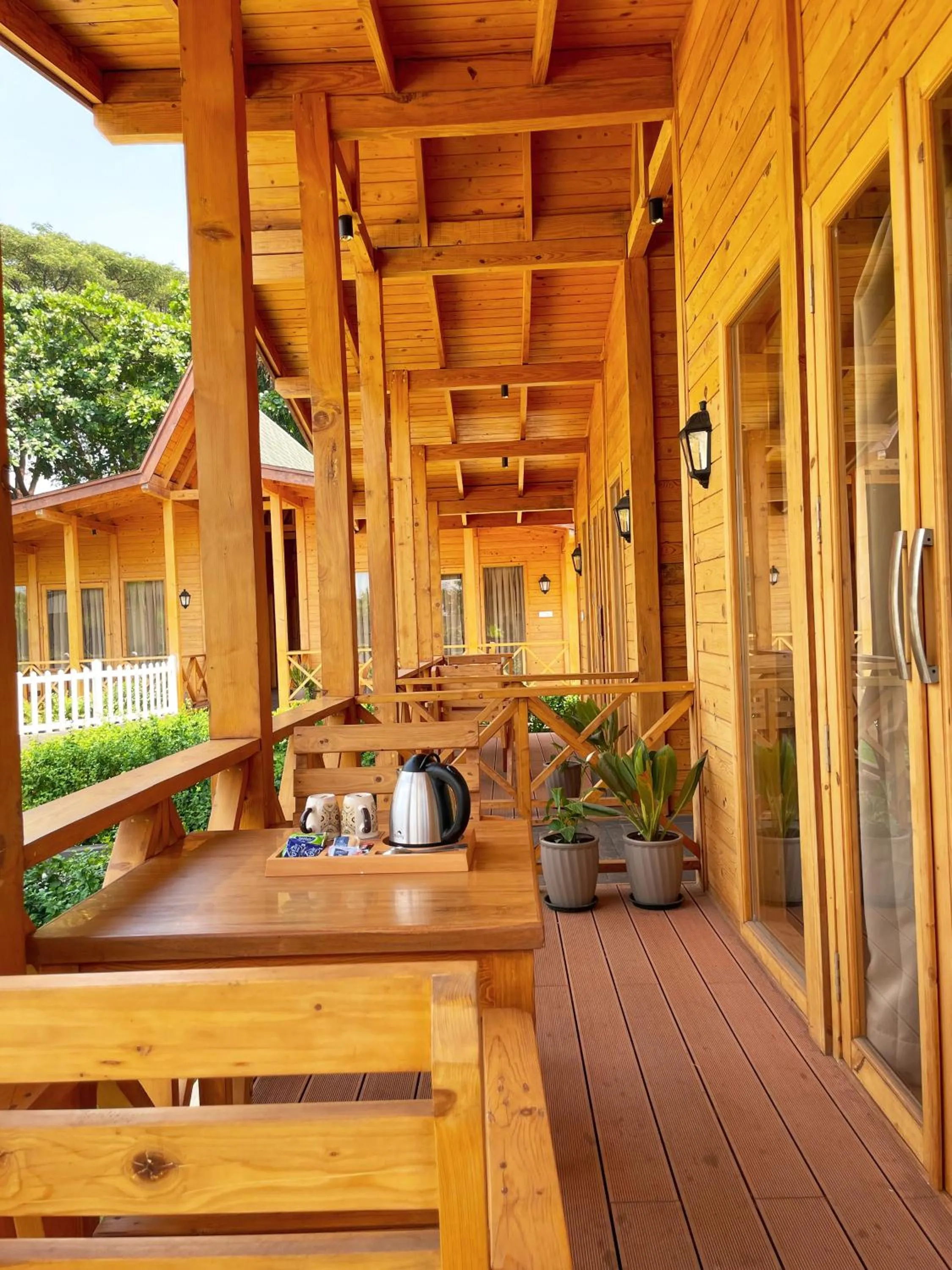 Patio in Villament Zinc Journey By The Fern, Karjat