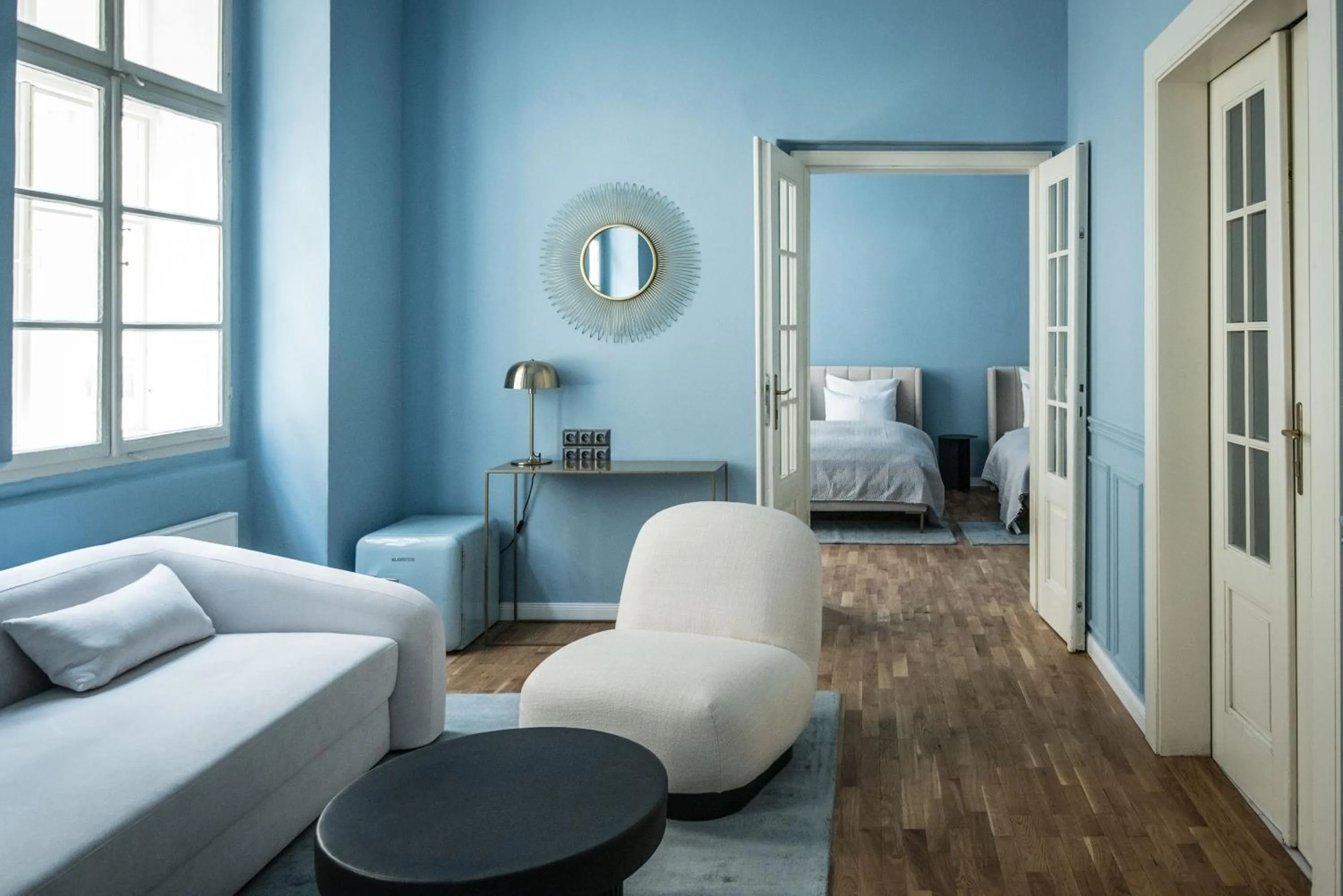 Living room, Bed in Domus Balthasar Boutique Hotel