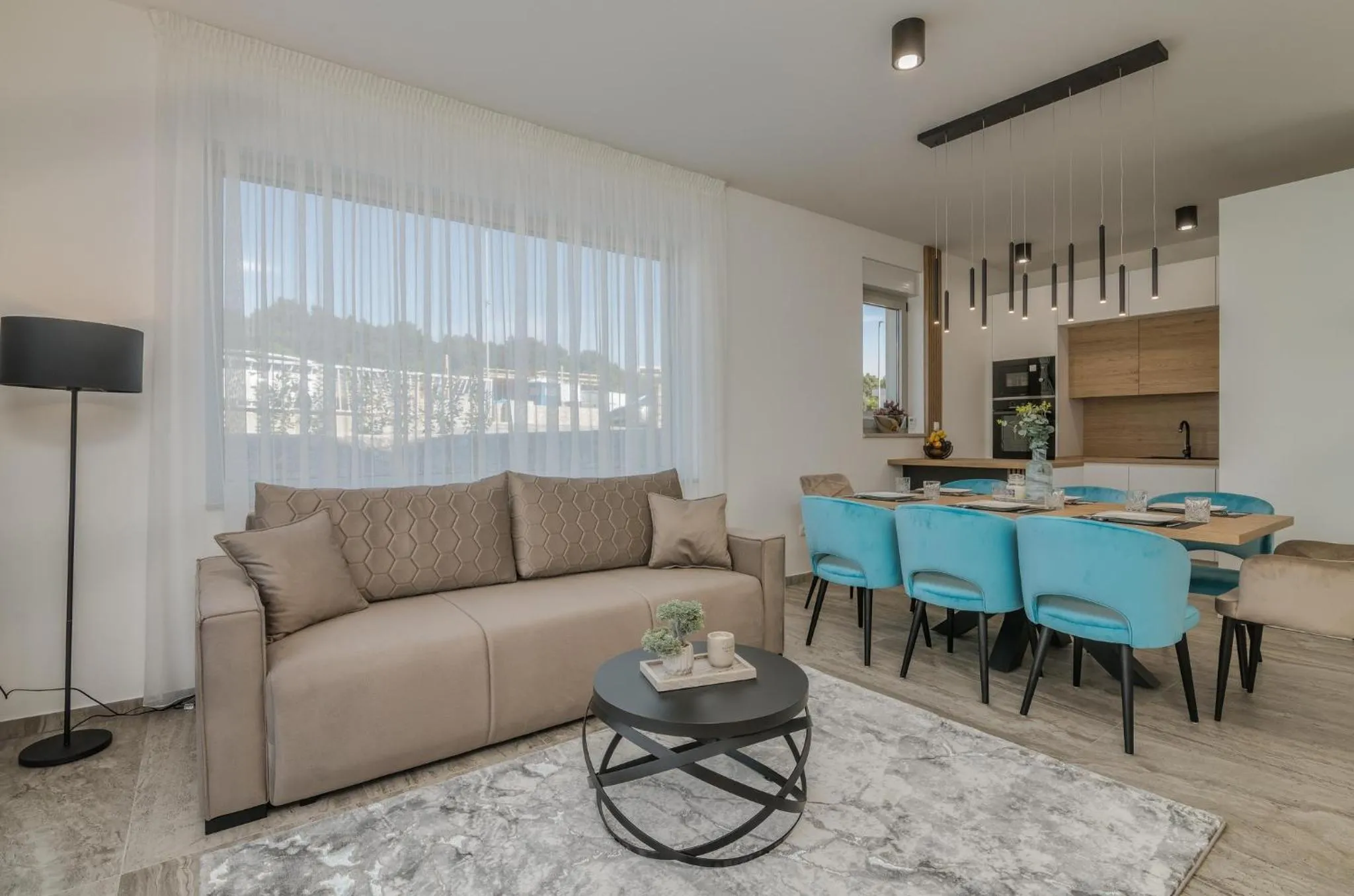 Communal lounge/ TV room in Harmony Luxury Villa