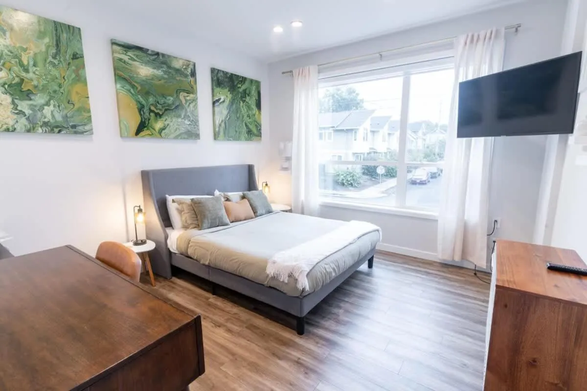 Bed in Comfy Family Home, Walkable Neighborhood + Patio!