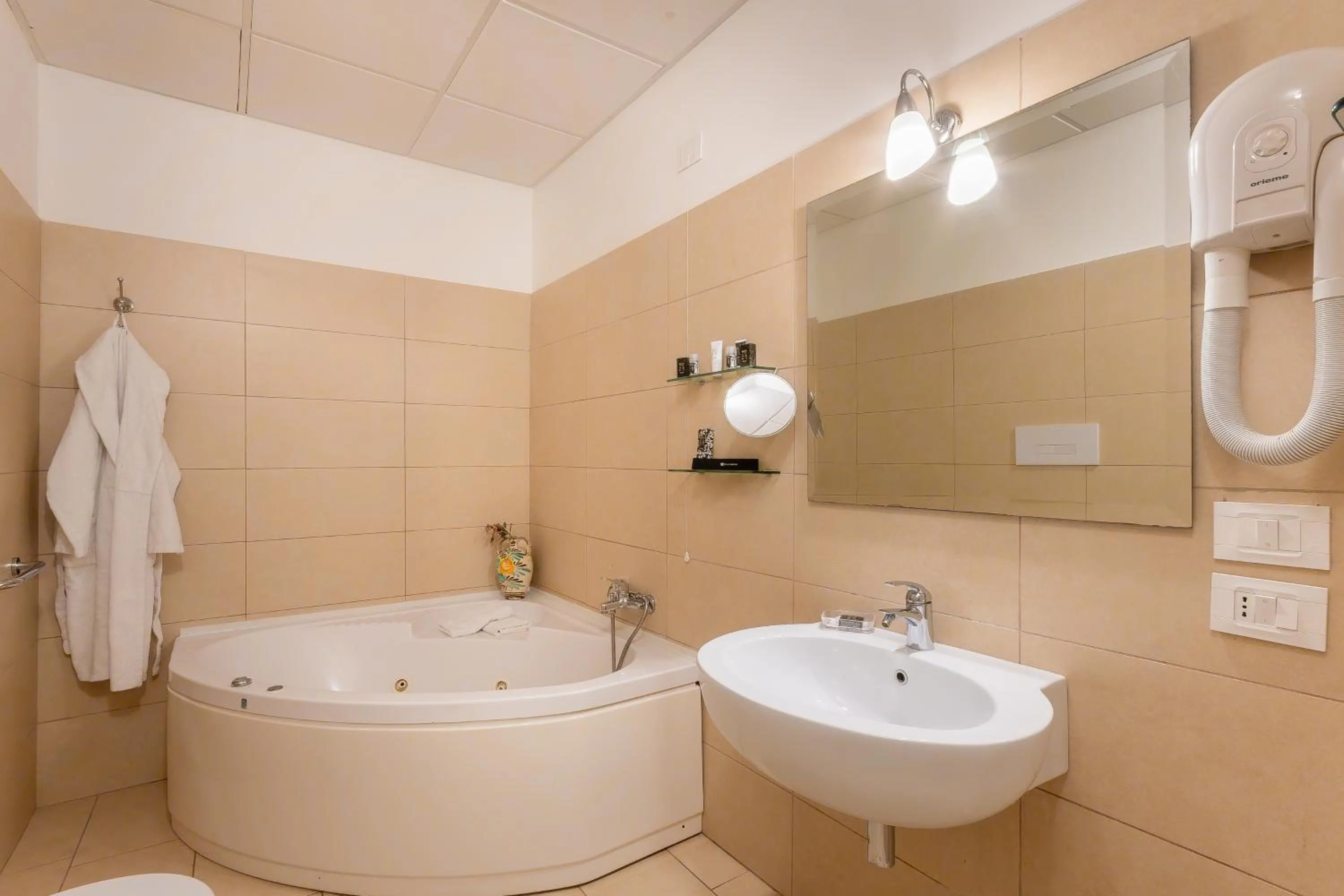 Toilet in Hotel Parco delle Fontane