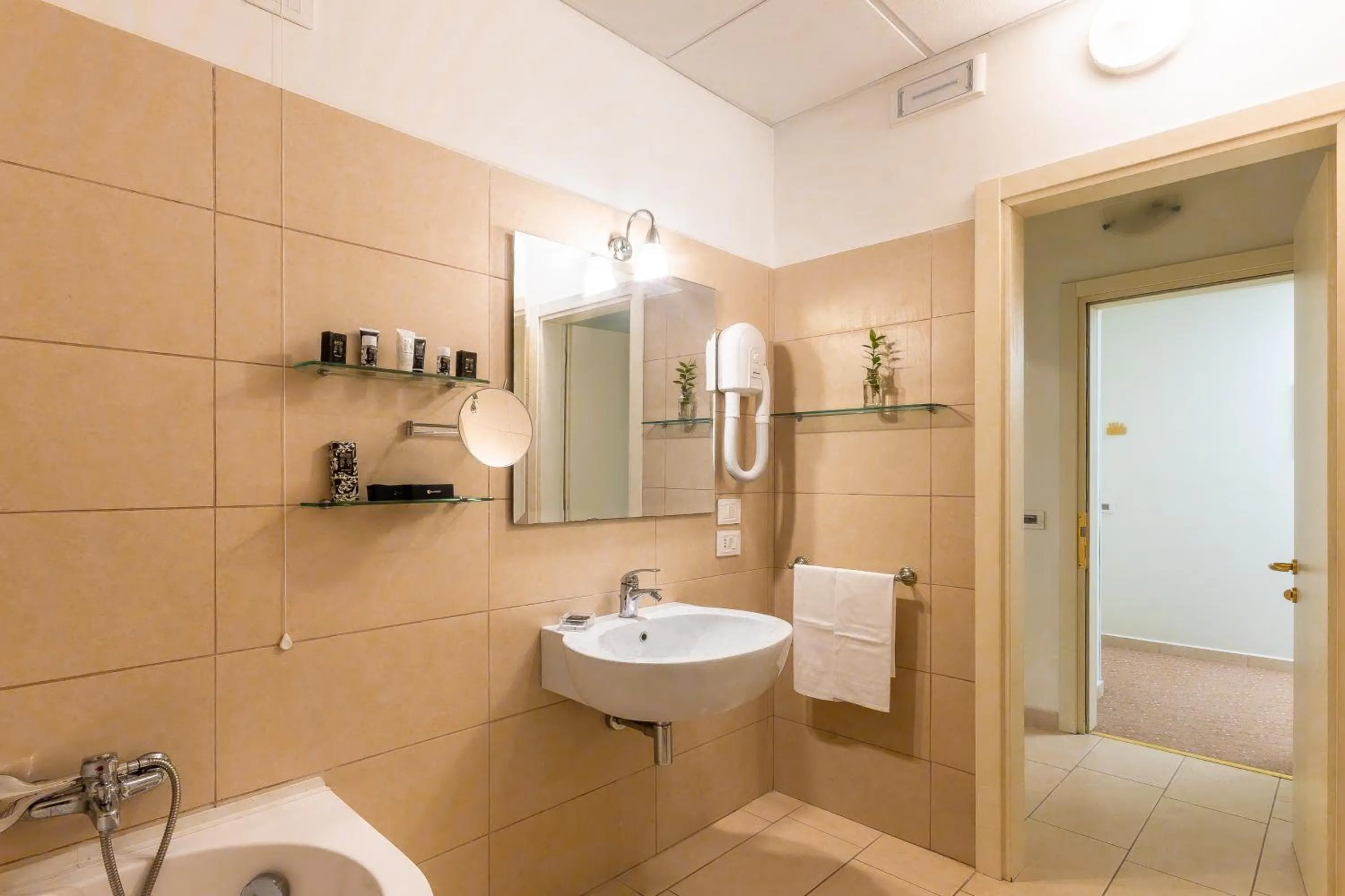 Toilet in Hotel Parco delle Fontane