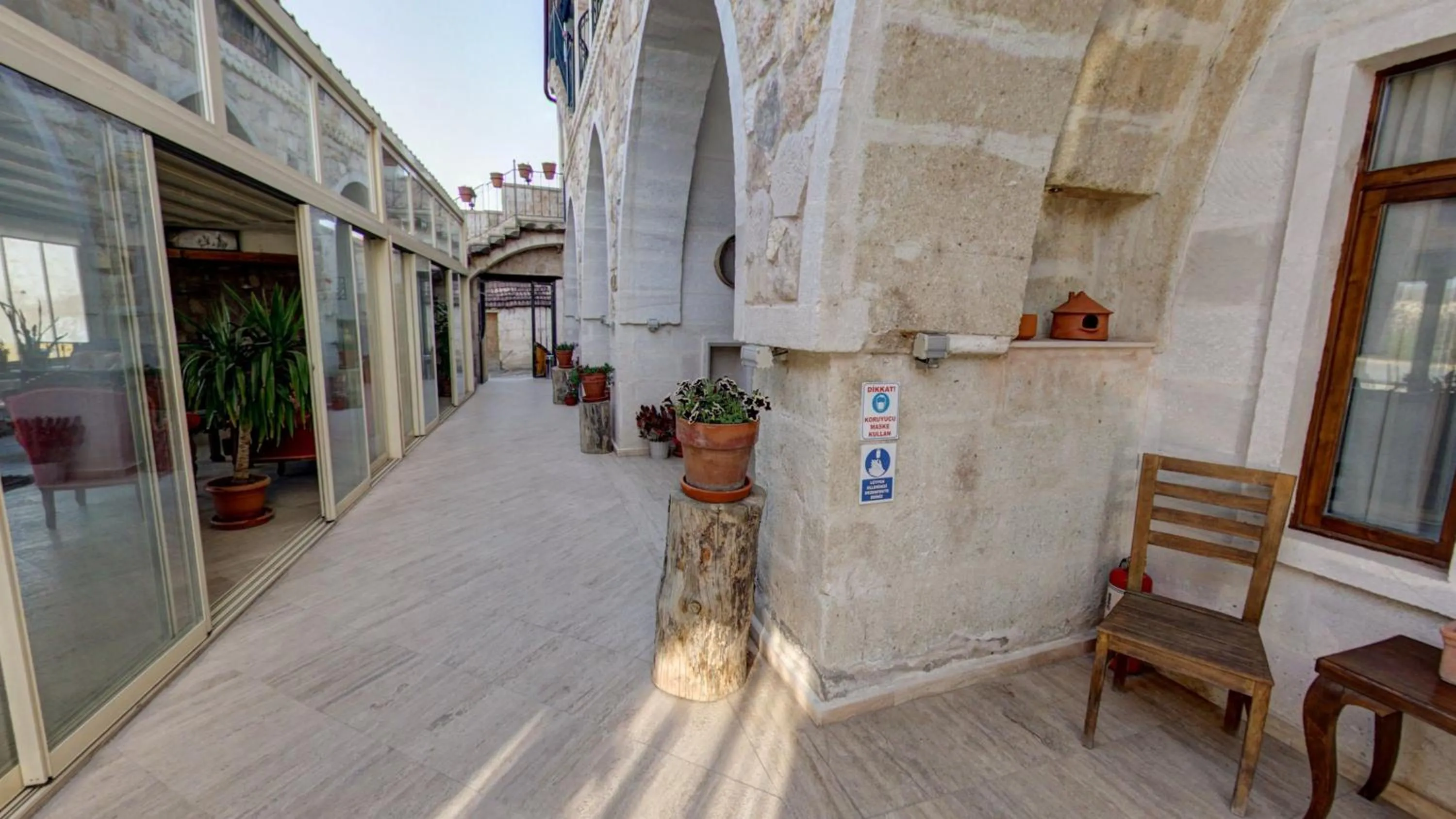 Patio in Hikmet's House