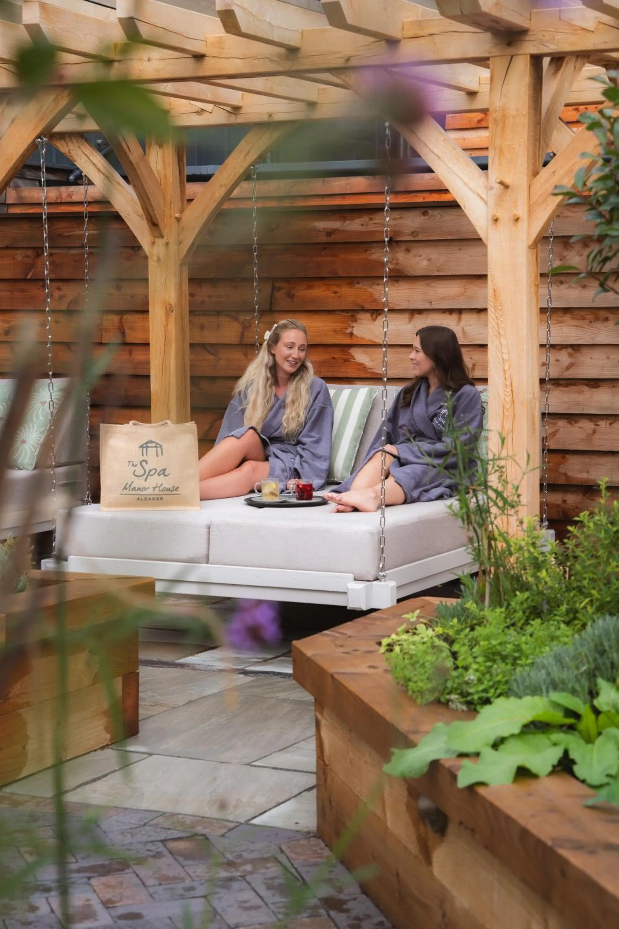 Garden in Manor House Hotel & Spa, Alsager