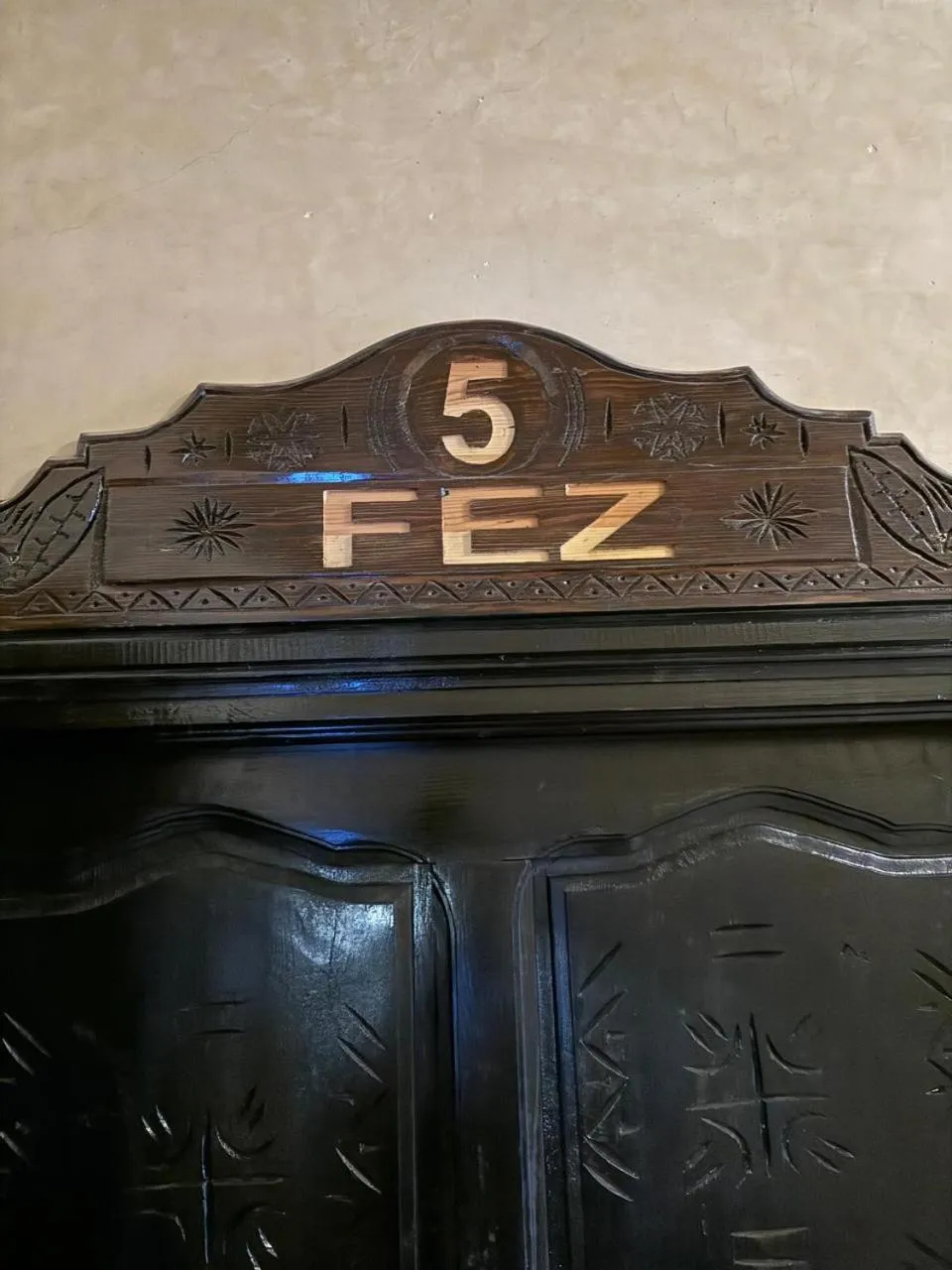 Decorative detail in Riad Jnane Imlil