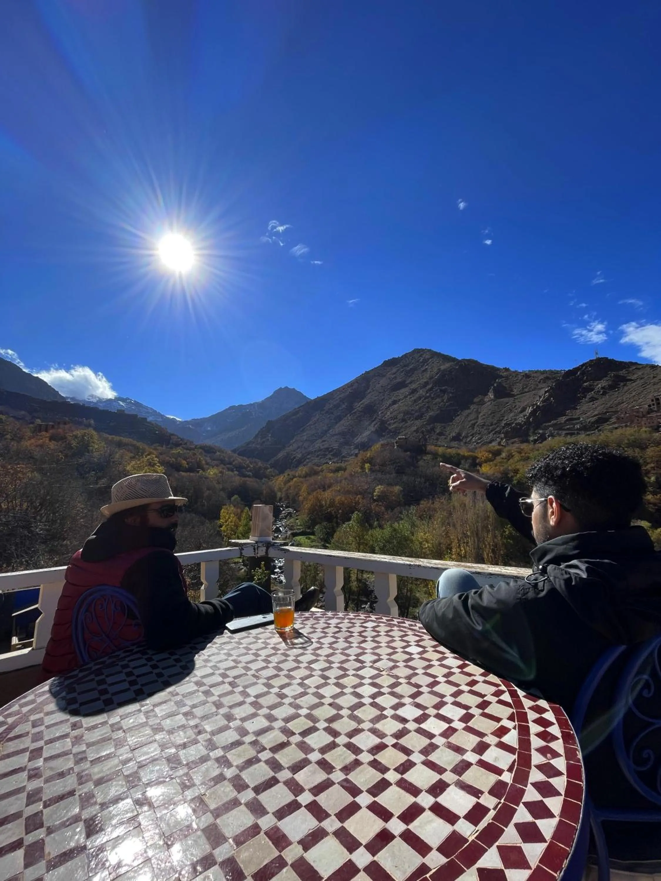 People in Riad Jnane Imlil