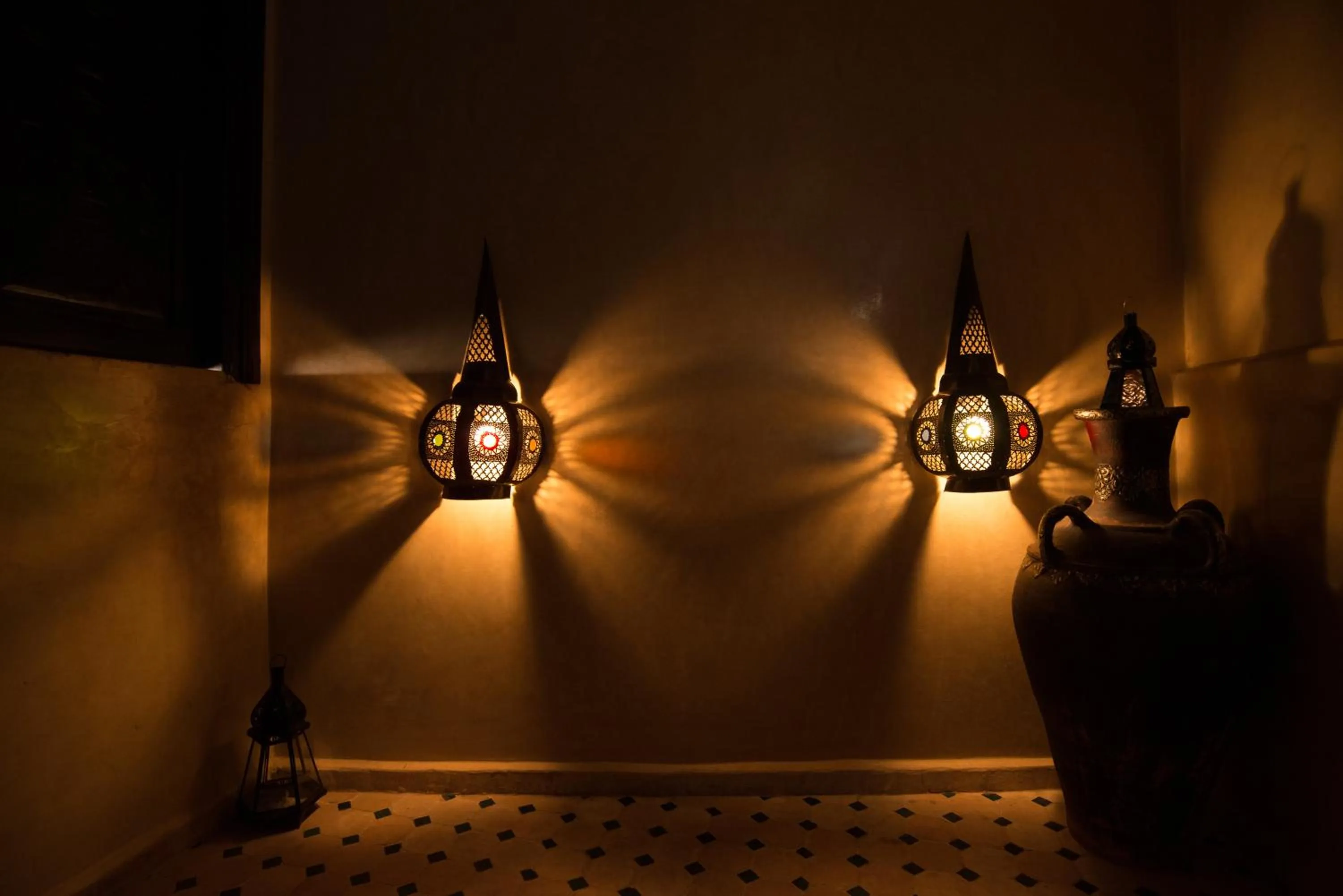 Decorative detail in Riad Jnane Imlil