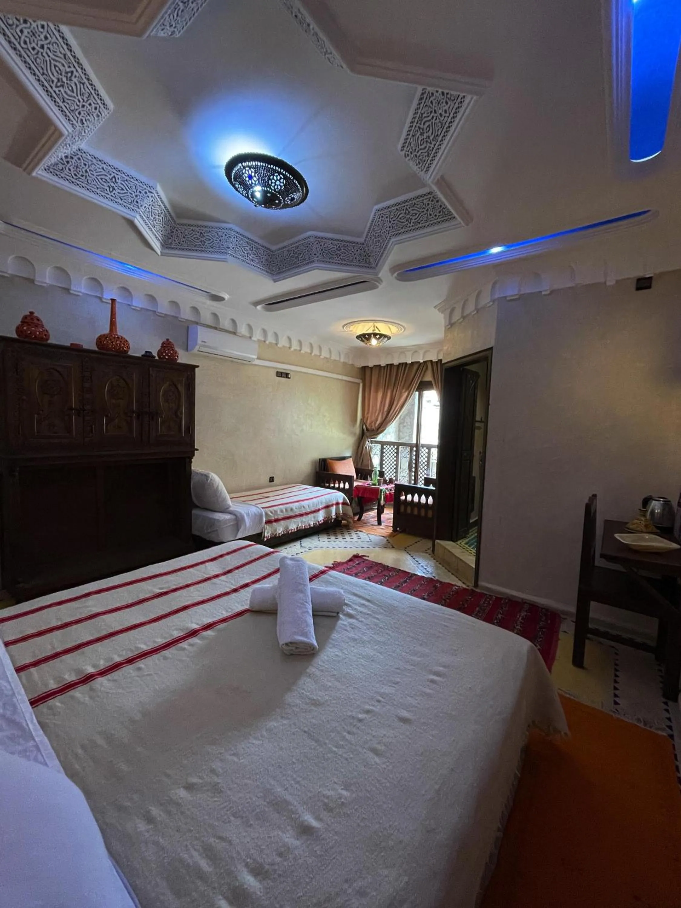 Bed in Riad Jnane Imlil