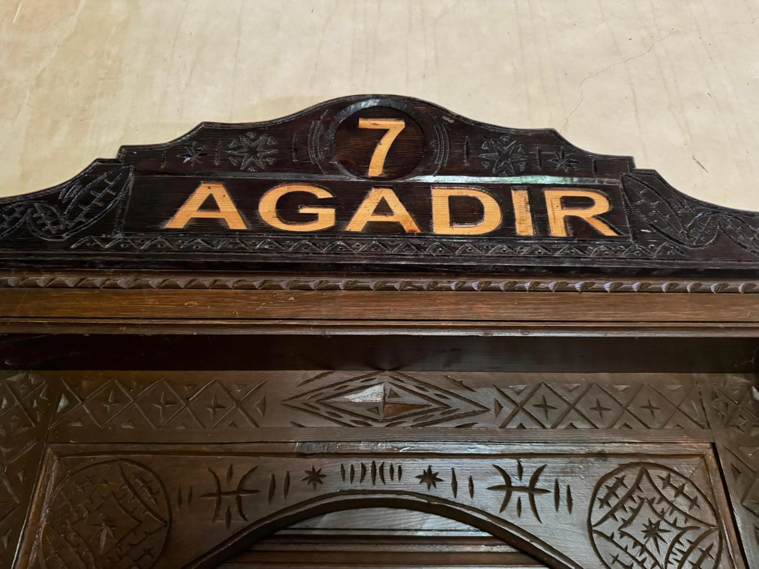 Logo/Certificate/Sign in Riad Jnane Imlil