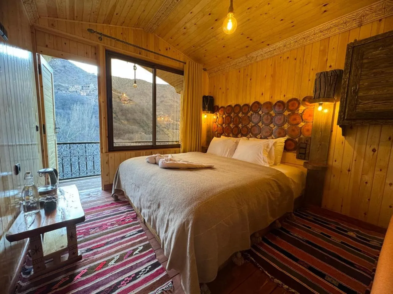 Bed in Riad Jnane Imlil