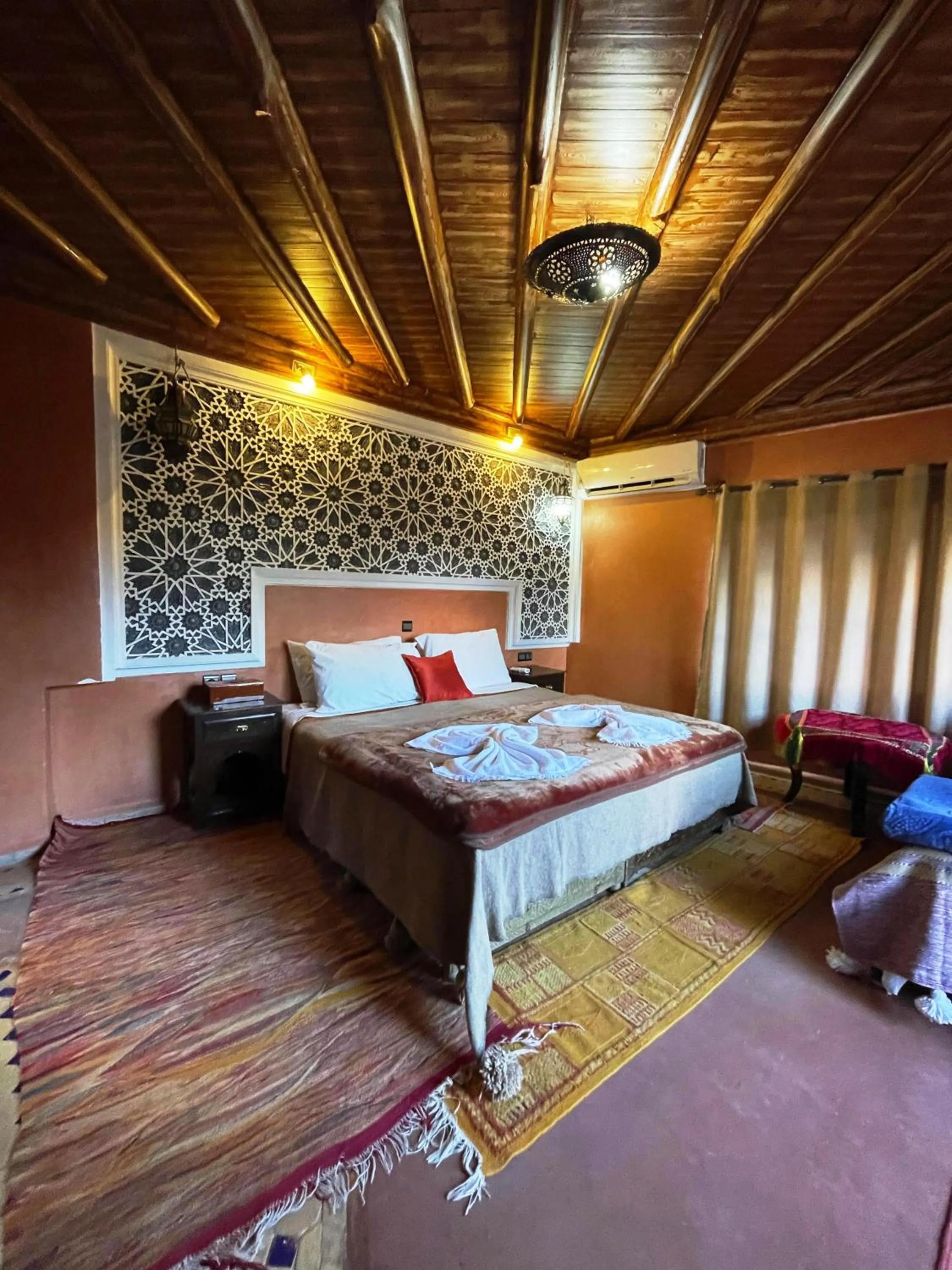 Bed in Riad Jnane Imlil