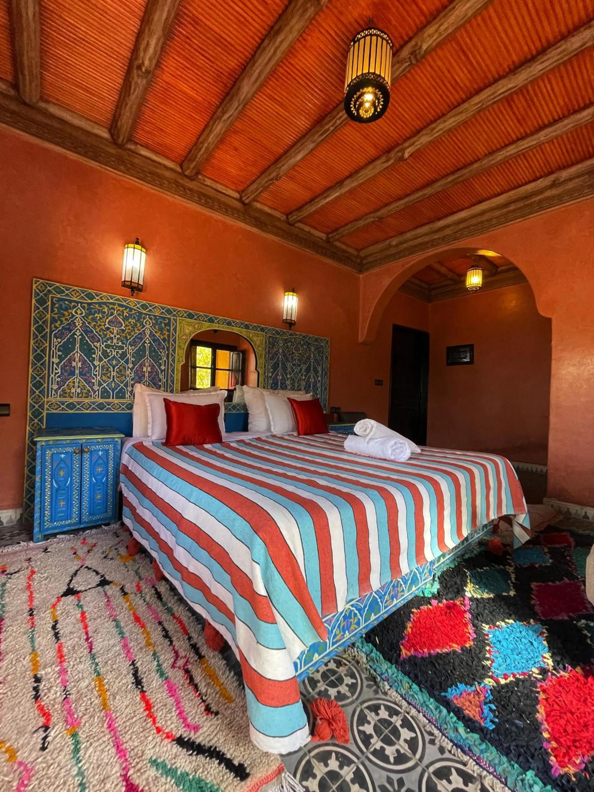 Bedroom, Bed in Riad Jnane Imlil