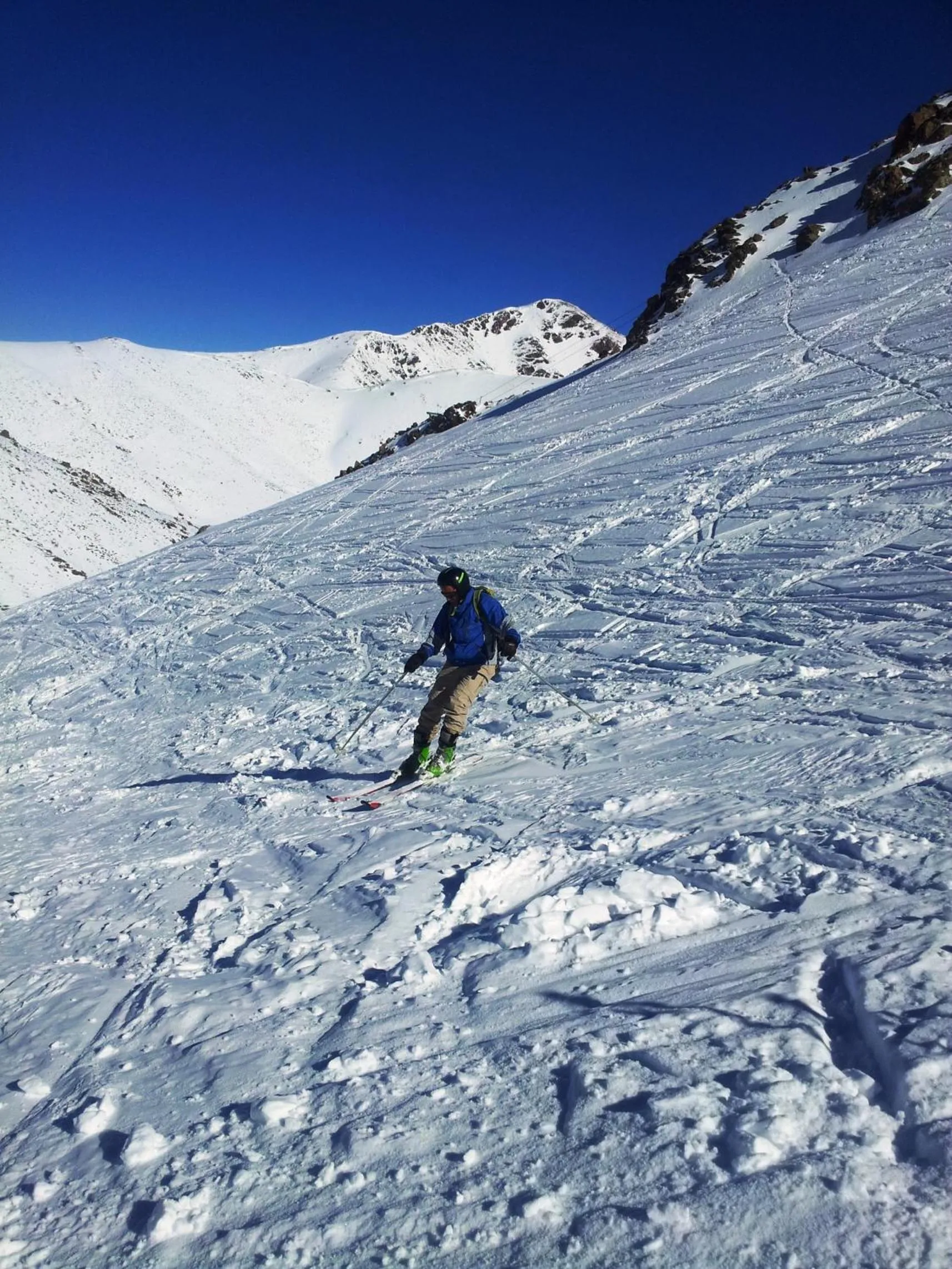 Skiing in Riad Jnane Imlil