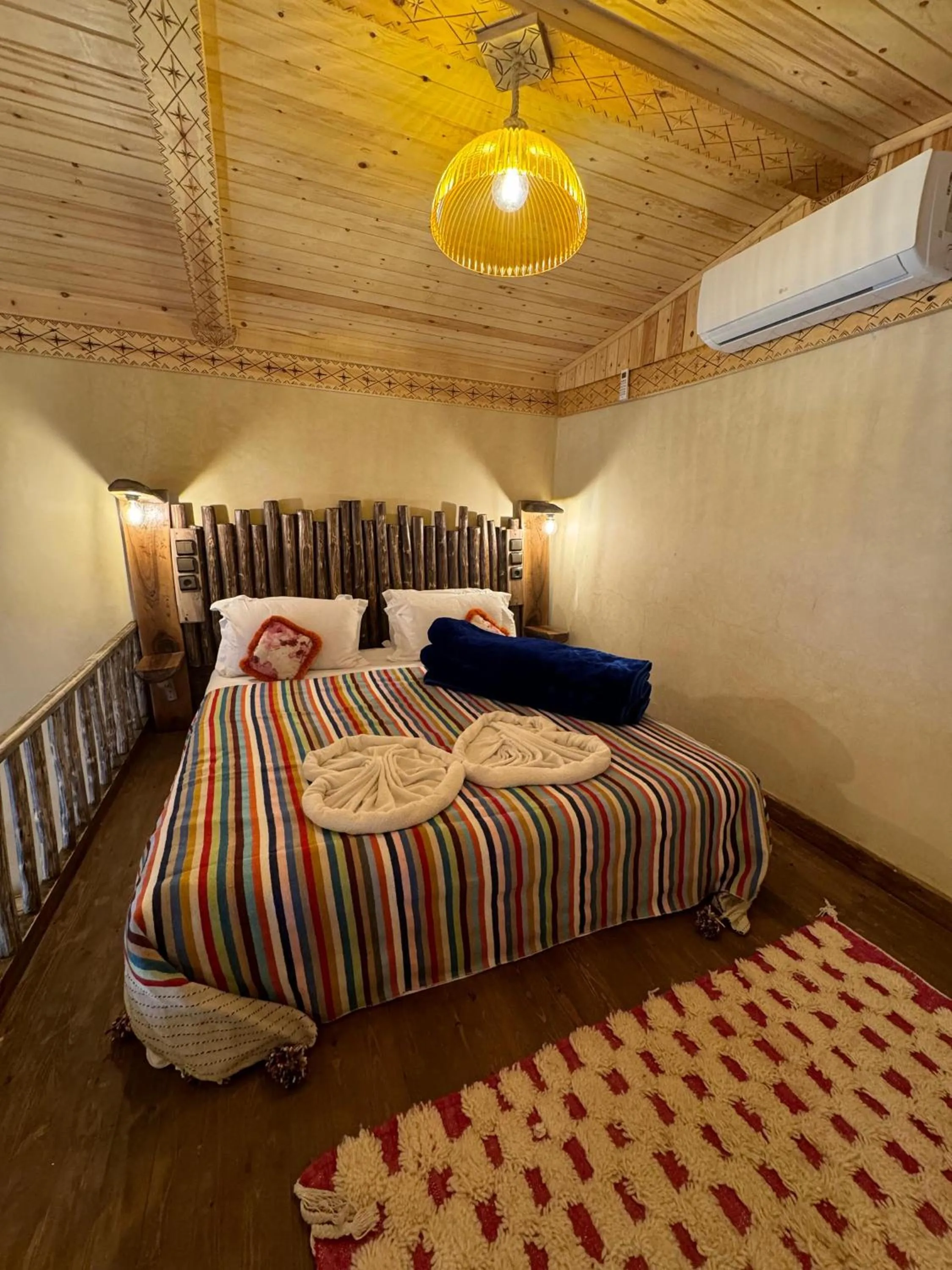 Bed in Riad Jnane Imlil