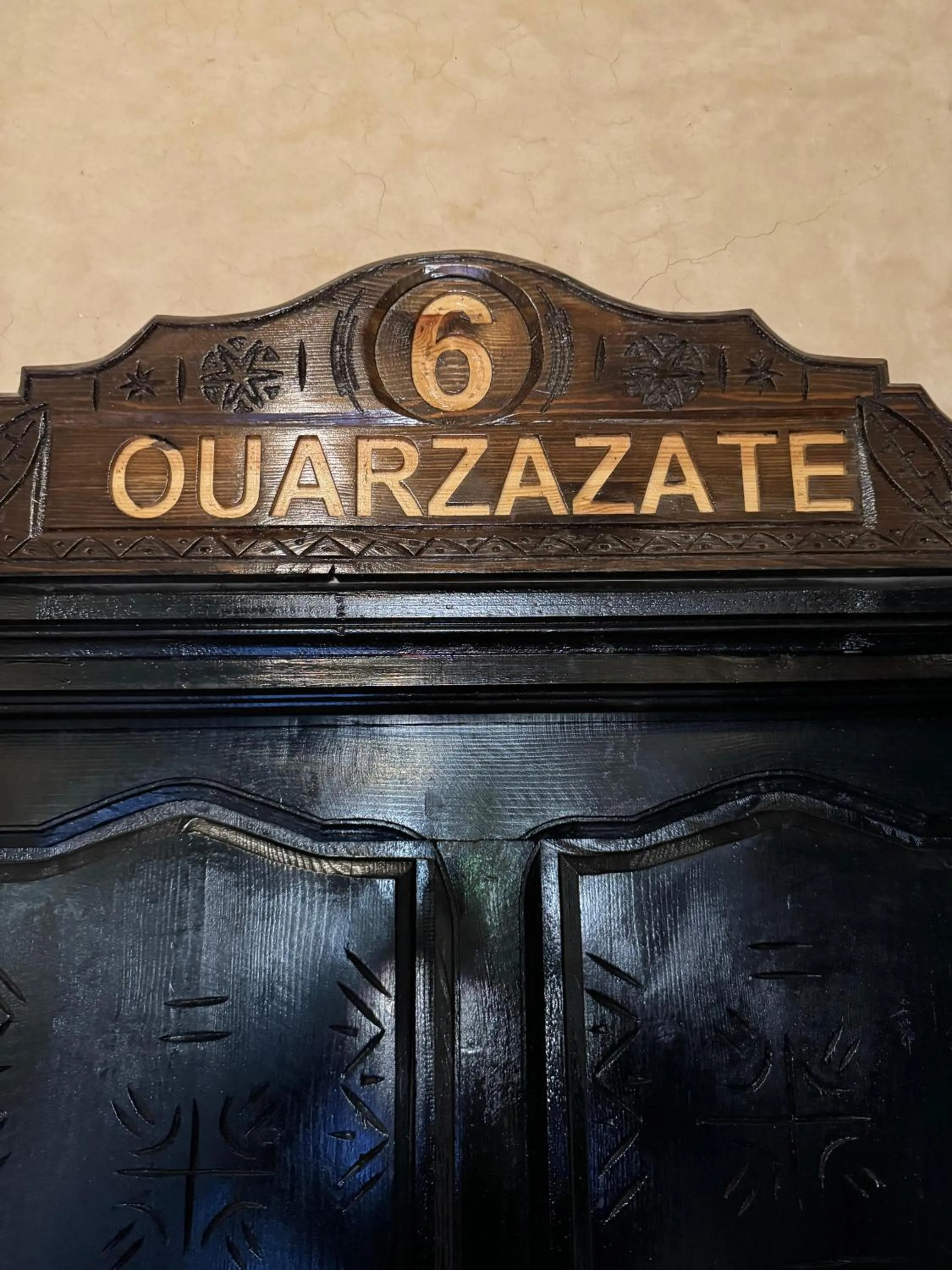 Decorative detail in Riad Jnane Imlil